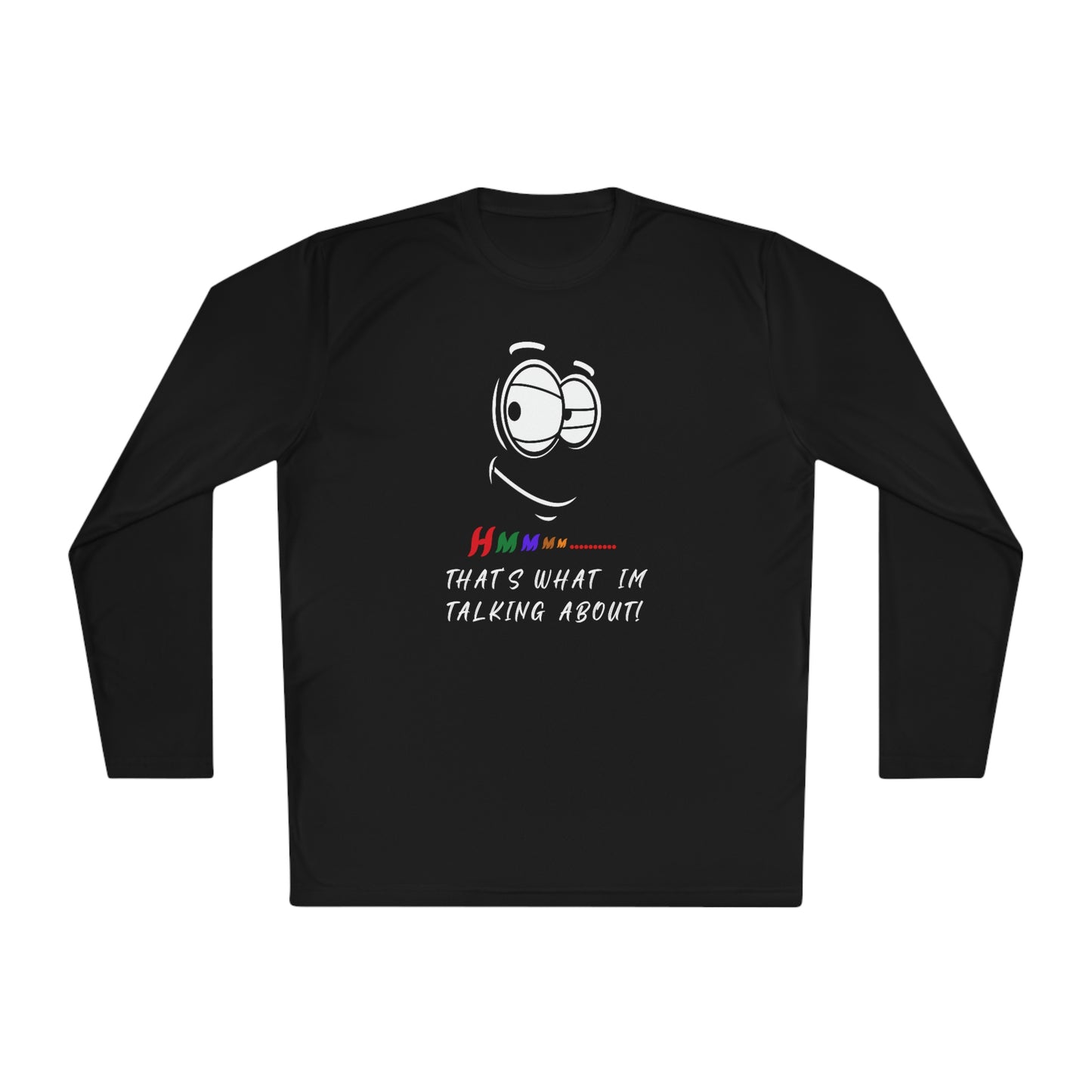 Hmmm, Unisex Lightweight Long Sleeve Tee