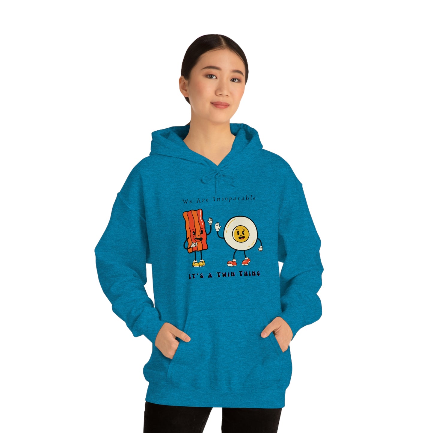 Twin, Unisex Heavy Blend™ Hooded Sweatshirt