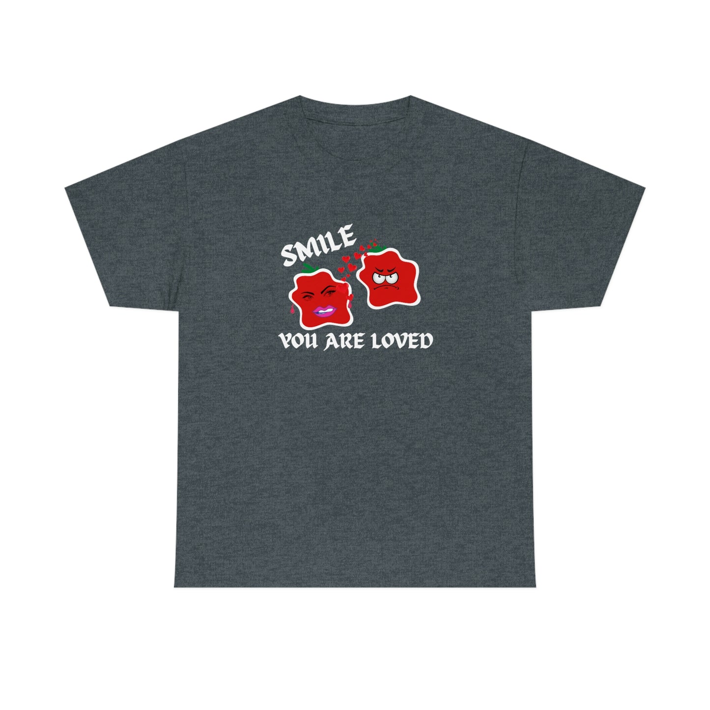 Smile, You Are Loved Unisex Heavy Cotton Tee