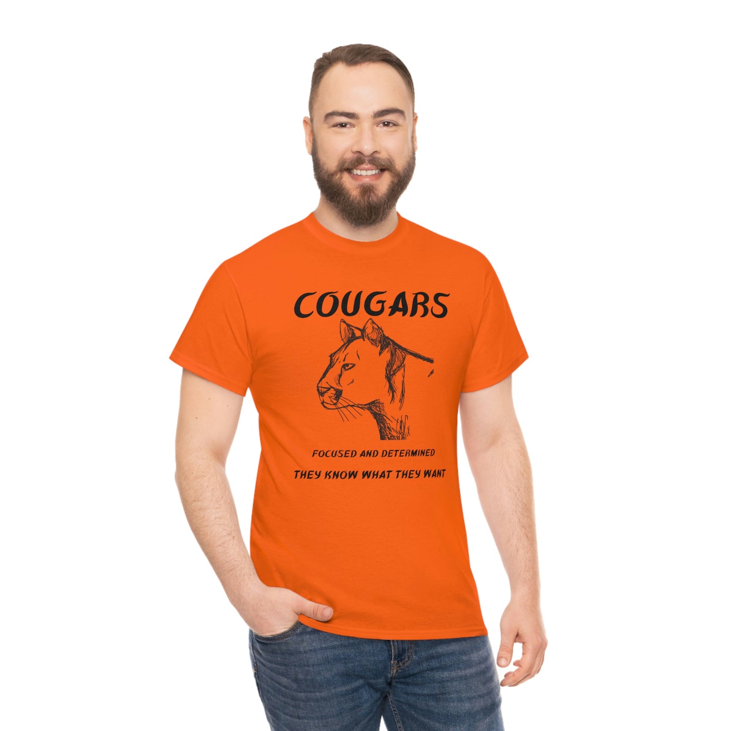 Cougars Unisex Heavy Cotton Tee