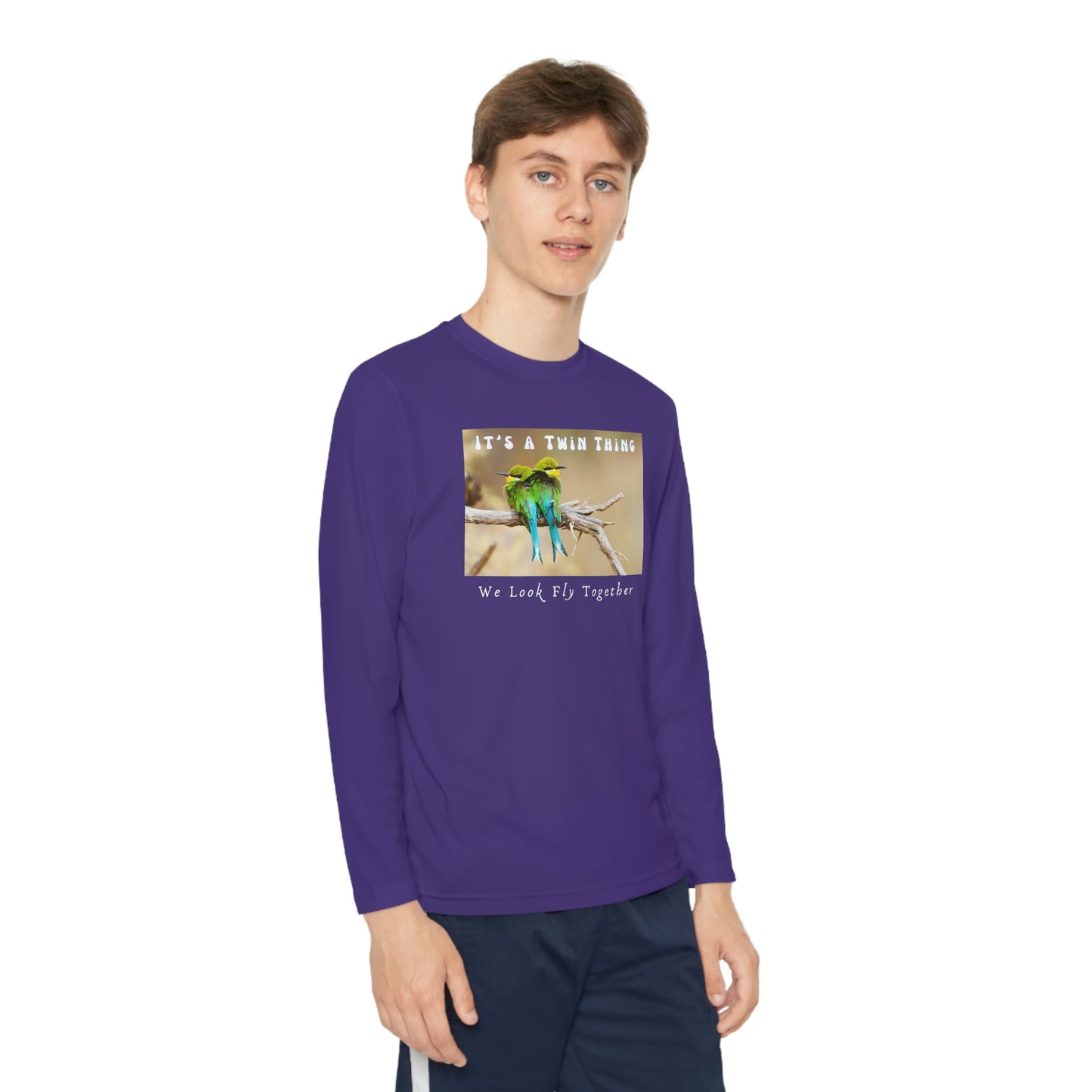 Twin, Youth Long Sleeve Competitor Tee