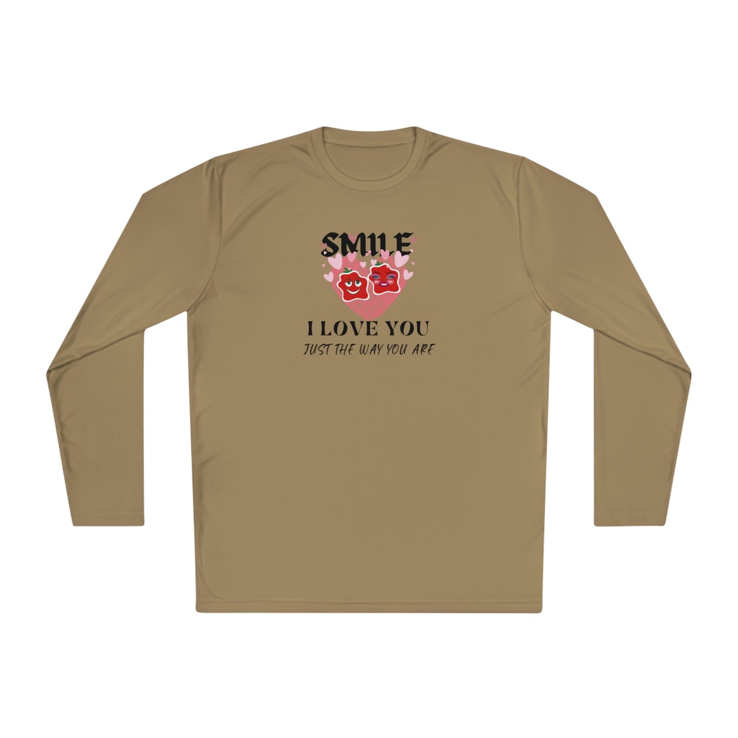 Smile Unisex Lightweight Long Sleeve Tee