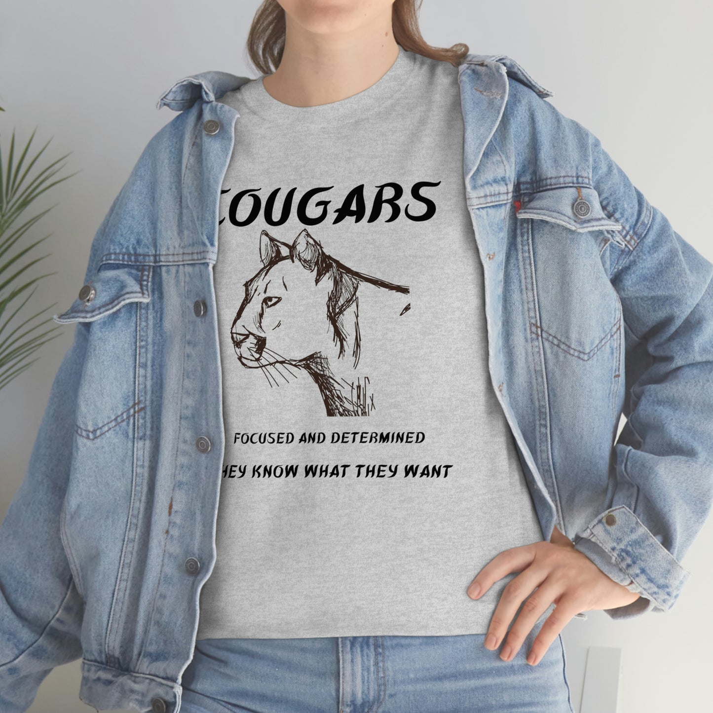 Cougars Unisex Heavy Cotton Tee