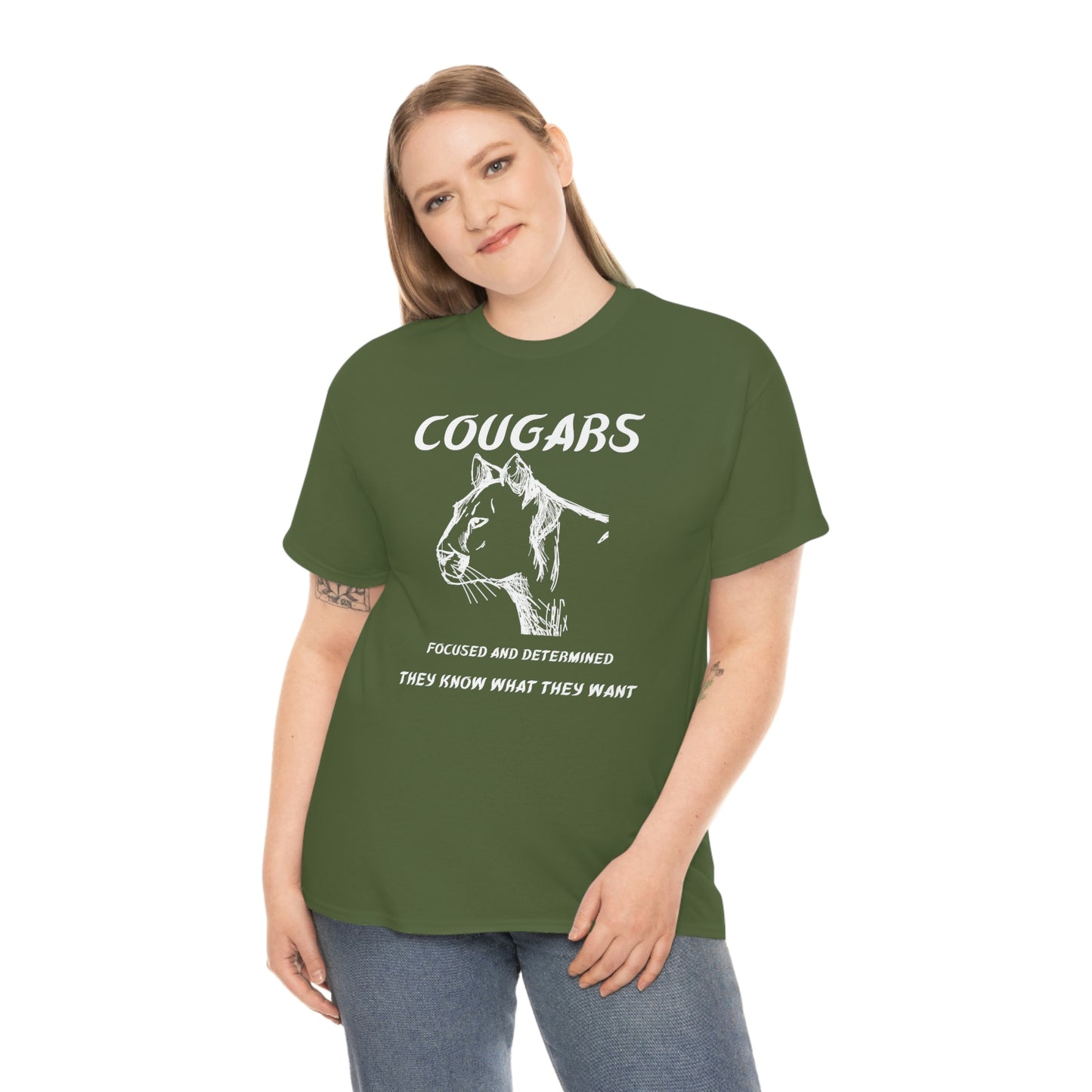 Cougars Unisex Heavy Cotton Tee