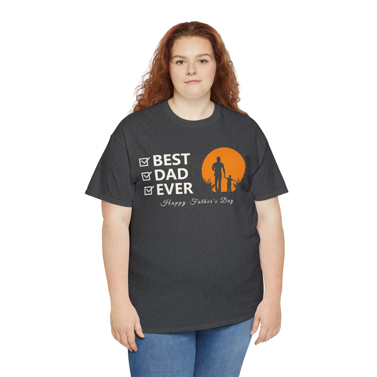 Exotic Print Father's Day Unisex Heavy Cotton Tee