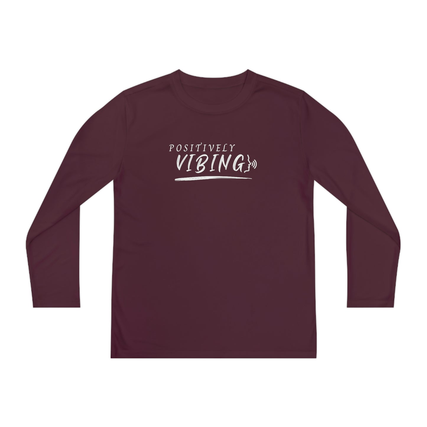 Vibes, Youth Long Sleeve Competitor Tee