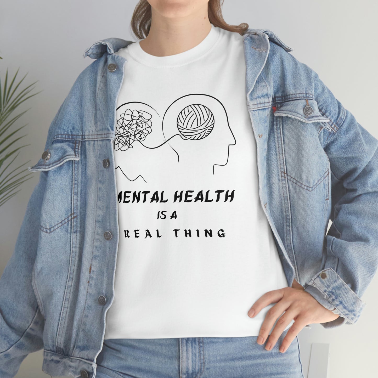 Mental Health Unisex Heavy Cotton Tee