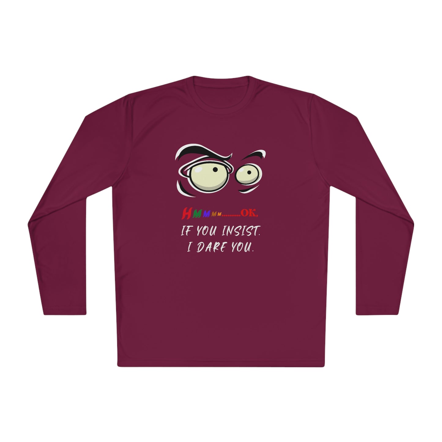 Hmmm, Unisex Lightweight Long Sleeve Tee