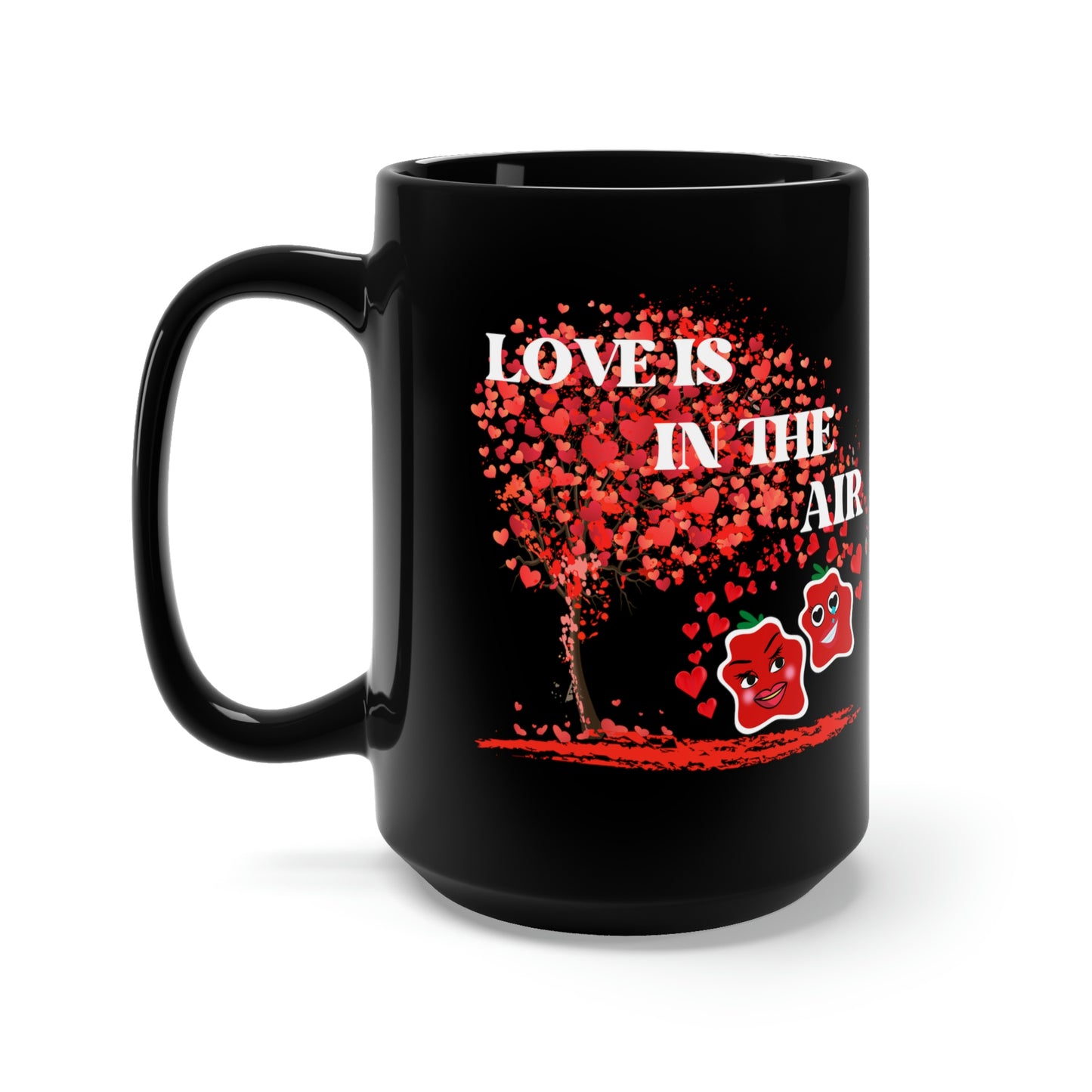 Love Black Mug 15oz