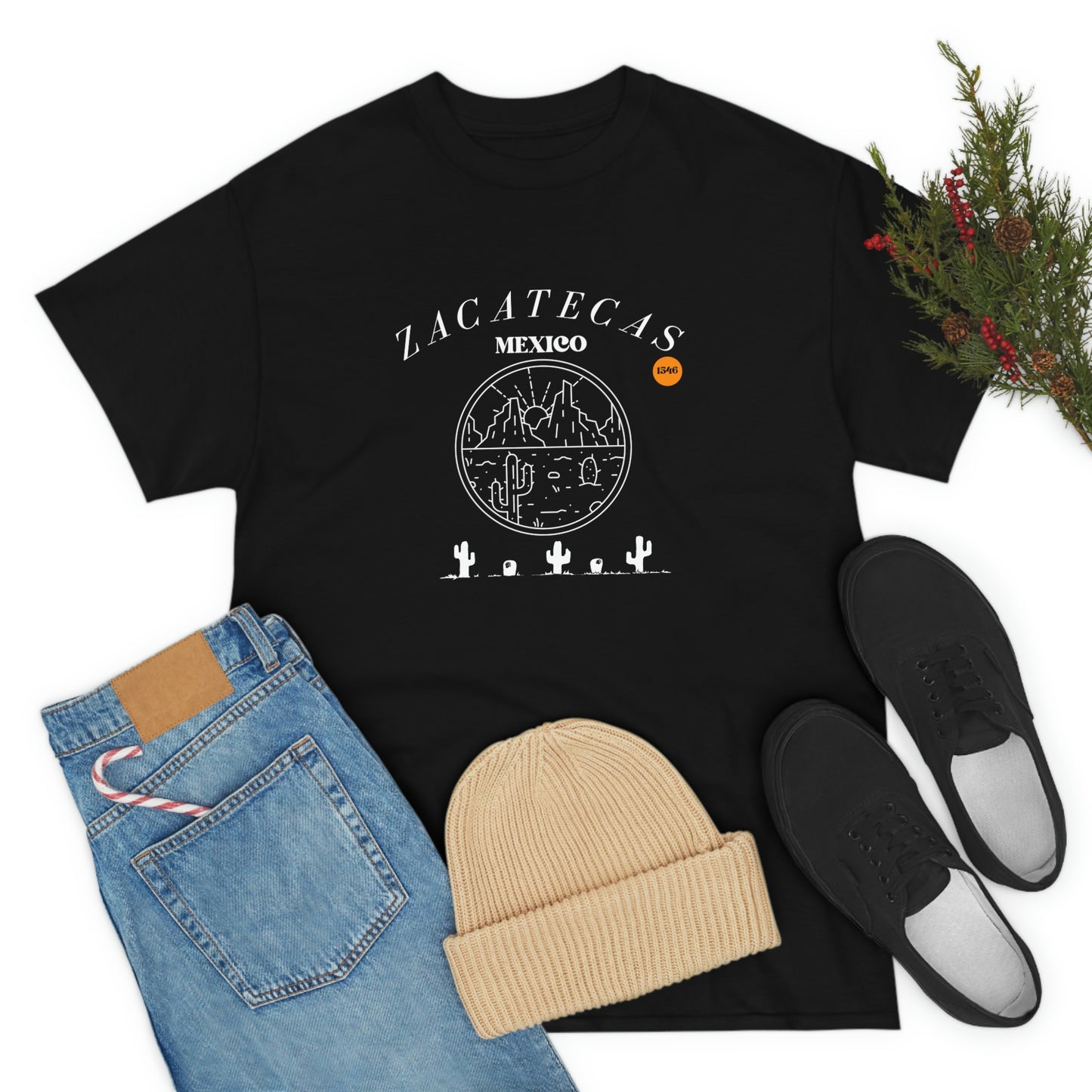 Zacatecas Unisex Heavy Cotton Tee