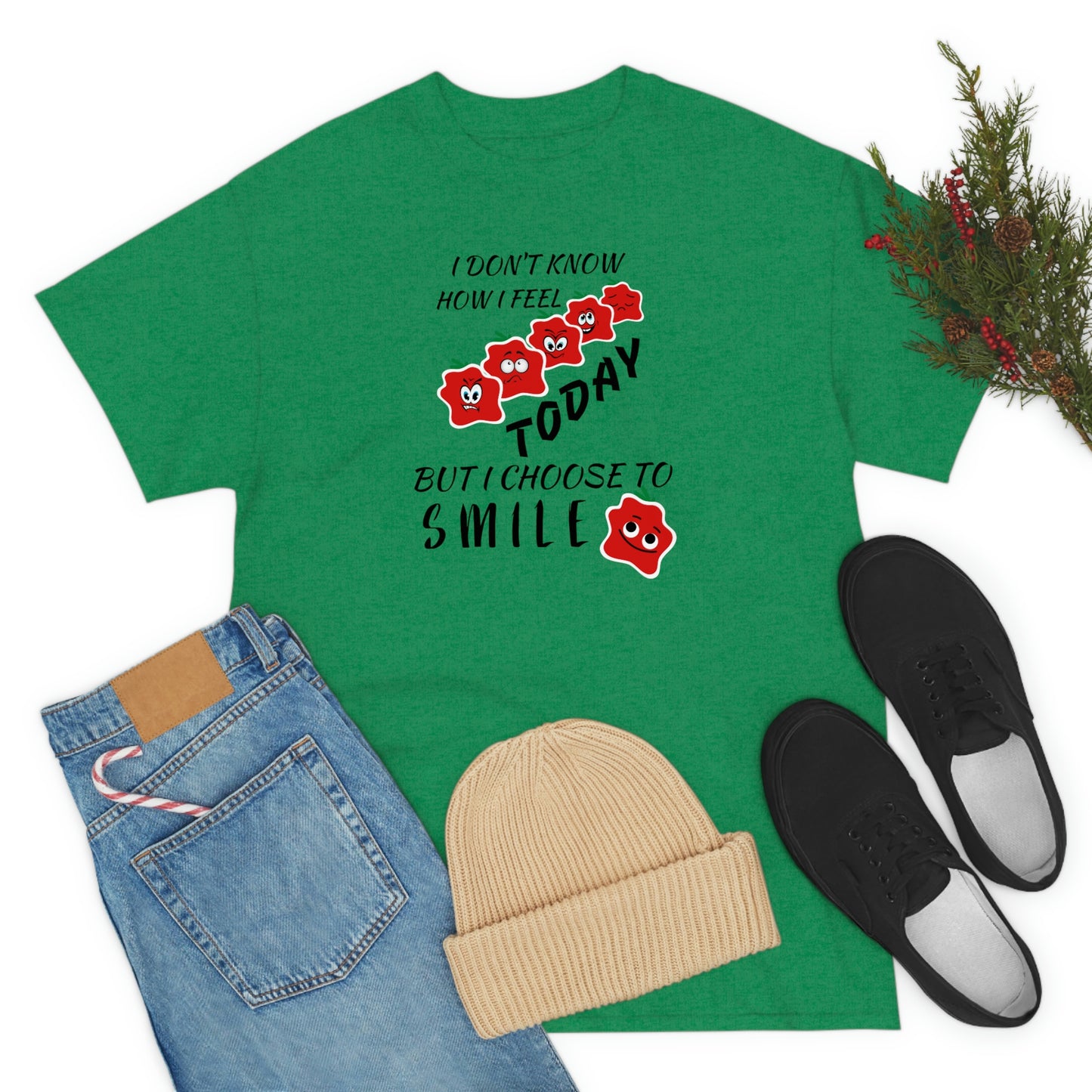 Smile Unisex Heavy Cotton Tee