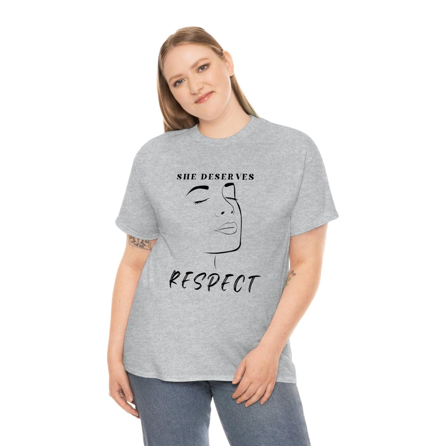 Respect Unisex Heavy Cotton Tee