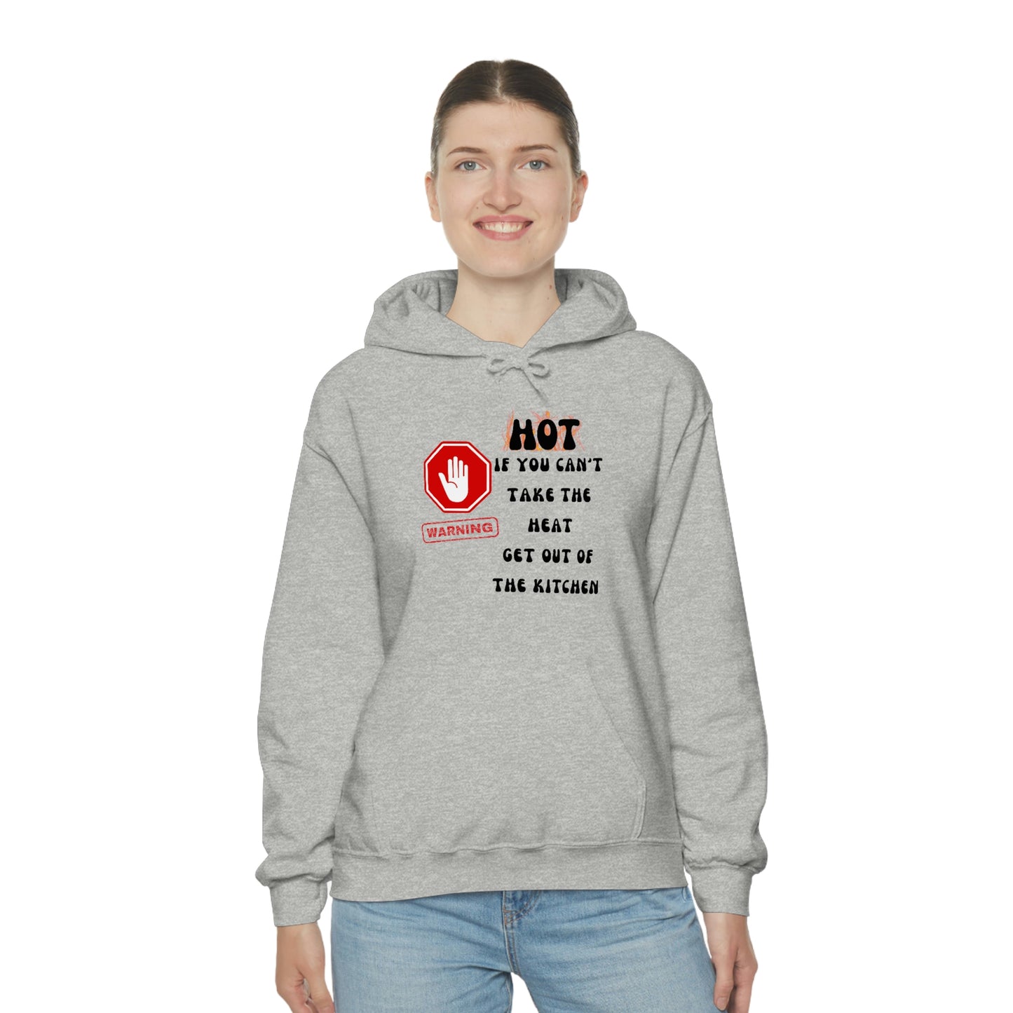 Warning, Unisex Heavy Blend™ Hooded Sweatshirt