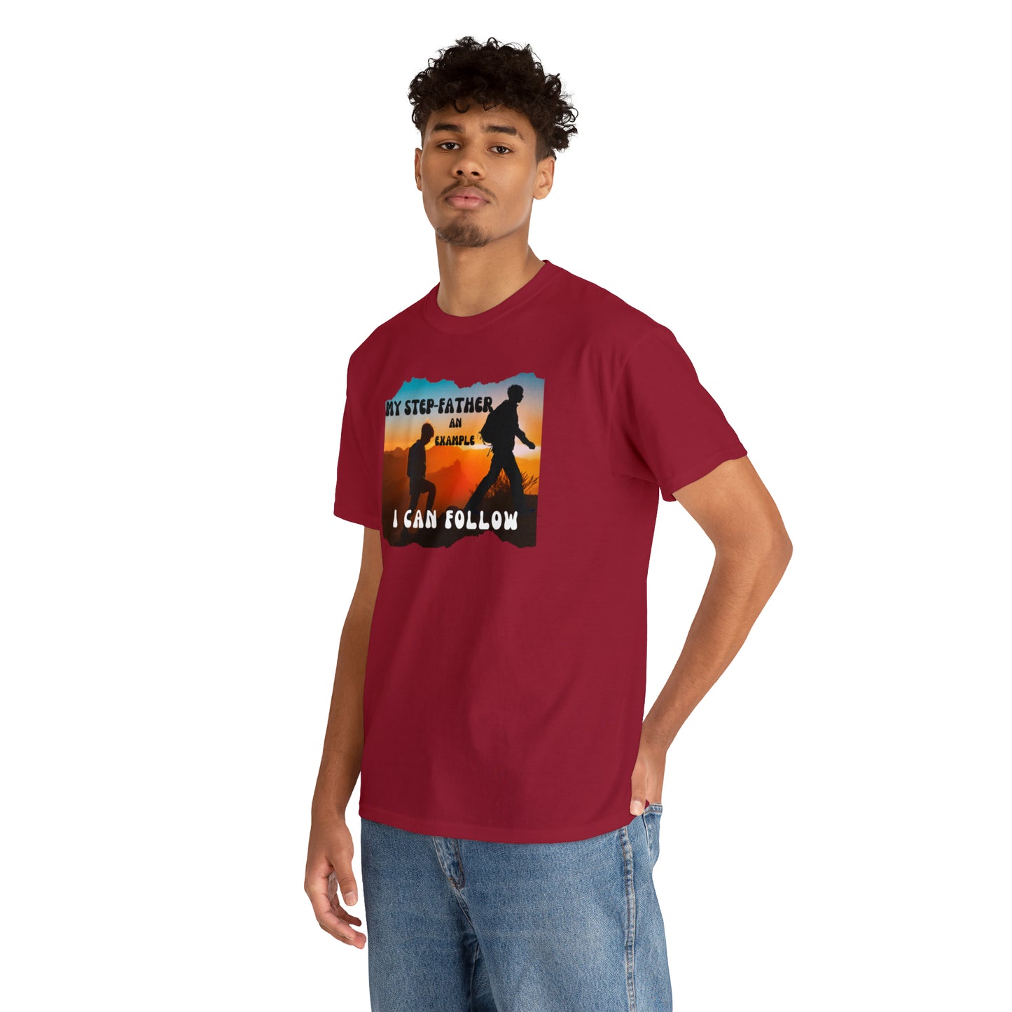 Exotic Print Father' Day Unisex Heavy Cotton Tee