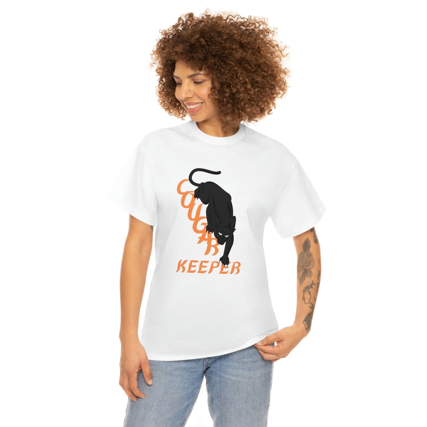 Cougar Unisex Heavy Cotton Tee