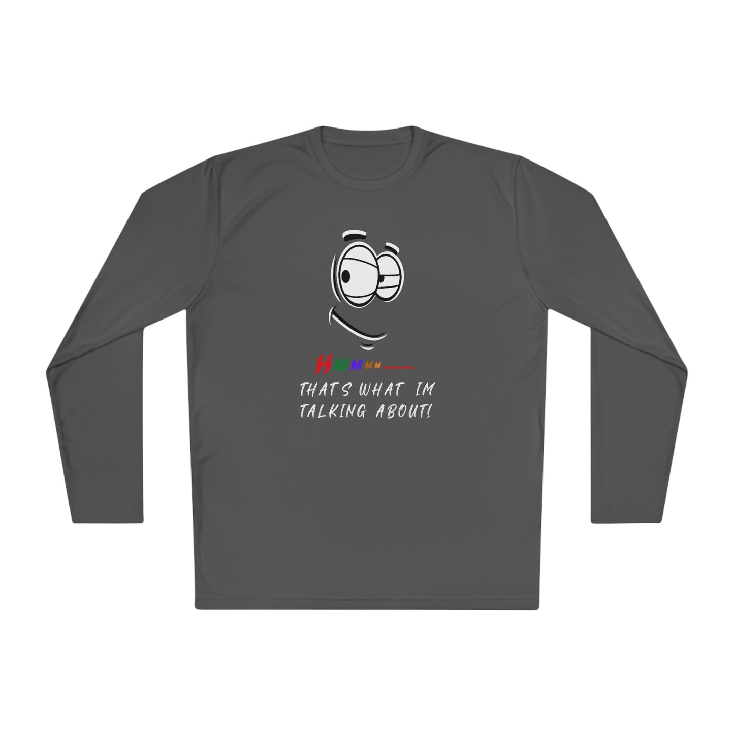 Hmmm, Unisex Lightweight Long Sleeve Tee