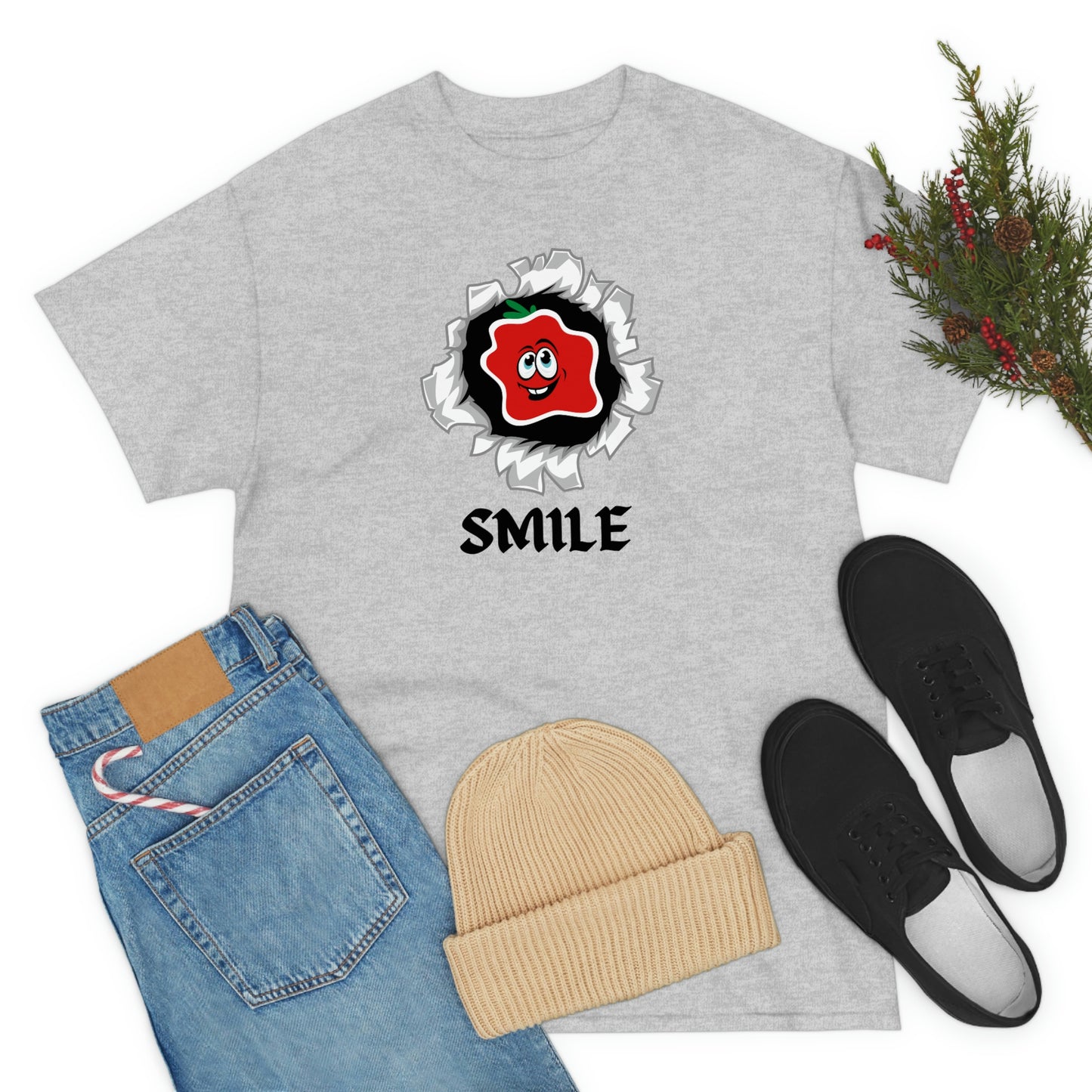 Smile Unisex Heavy Cotton Tee