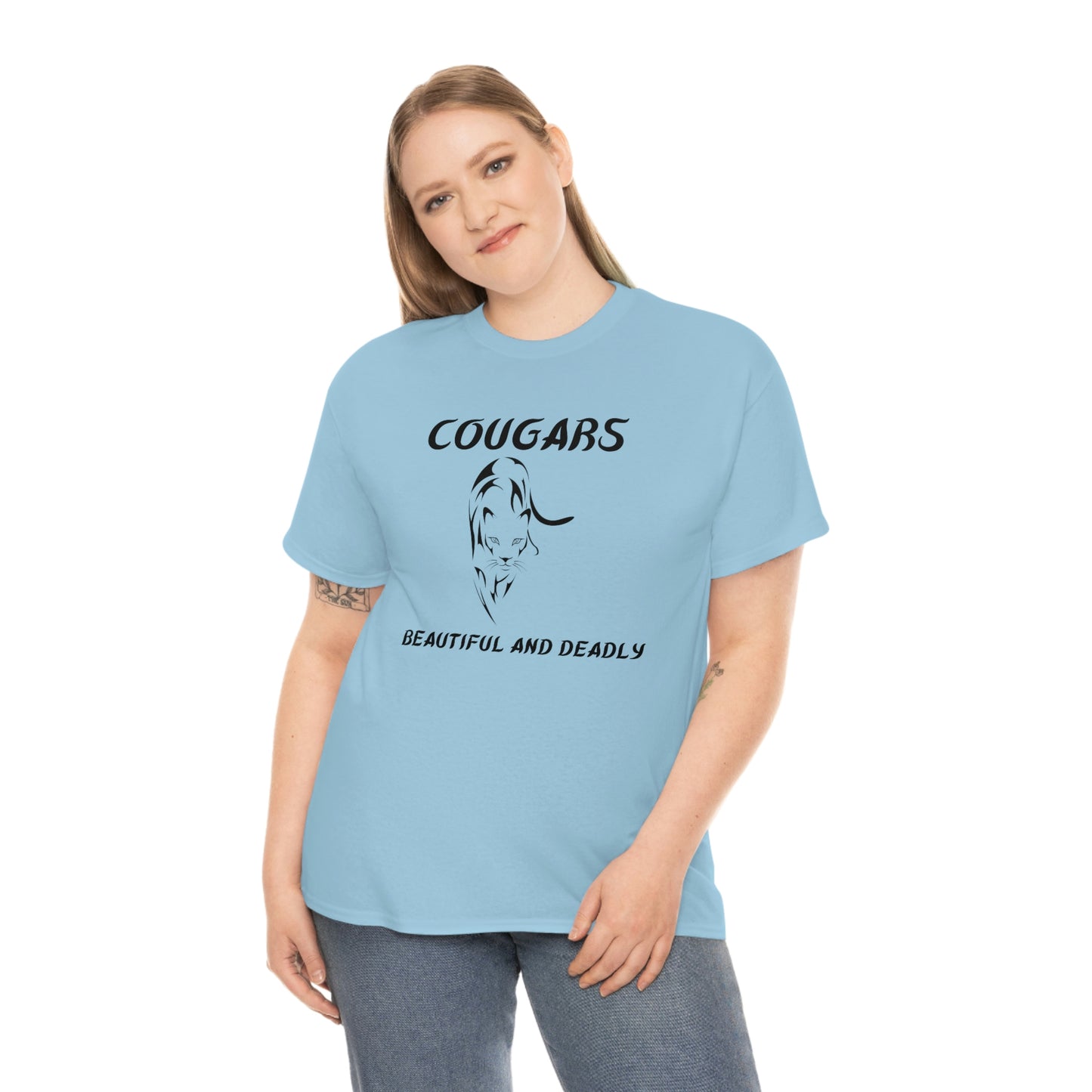 Cougars Unisex Heavy Cotton Tee