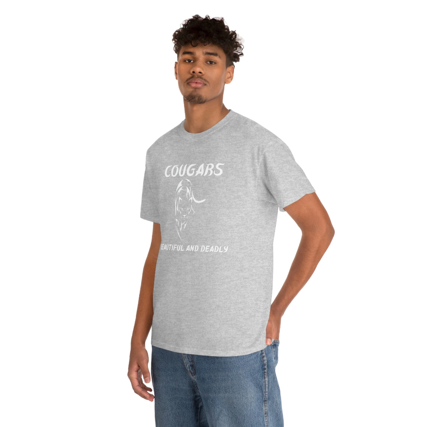 Cougars Unisex Heavy Cotton Tee