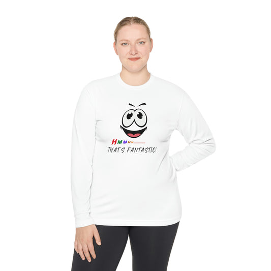 Hmmm, Unisex Lightweight Long Sleeve Tee