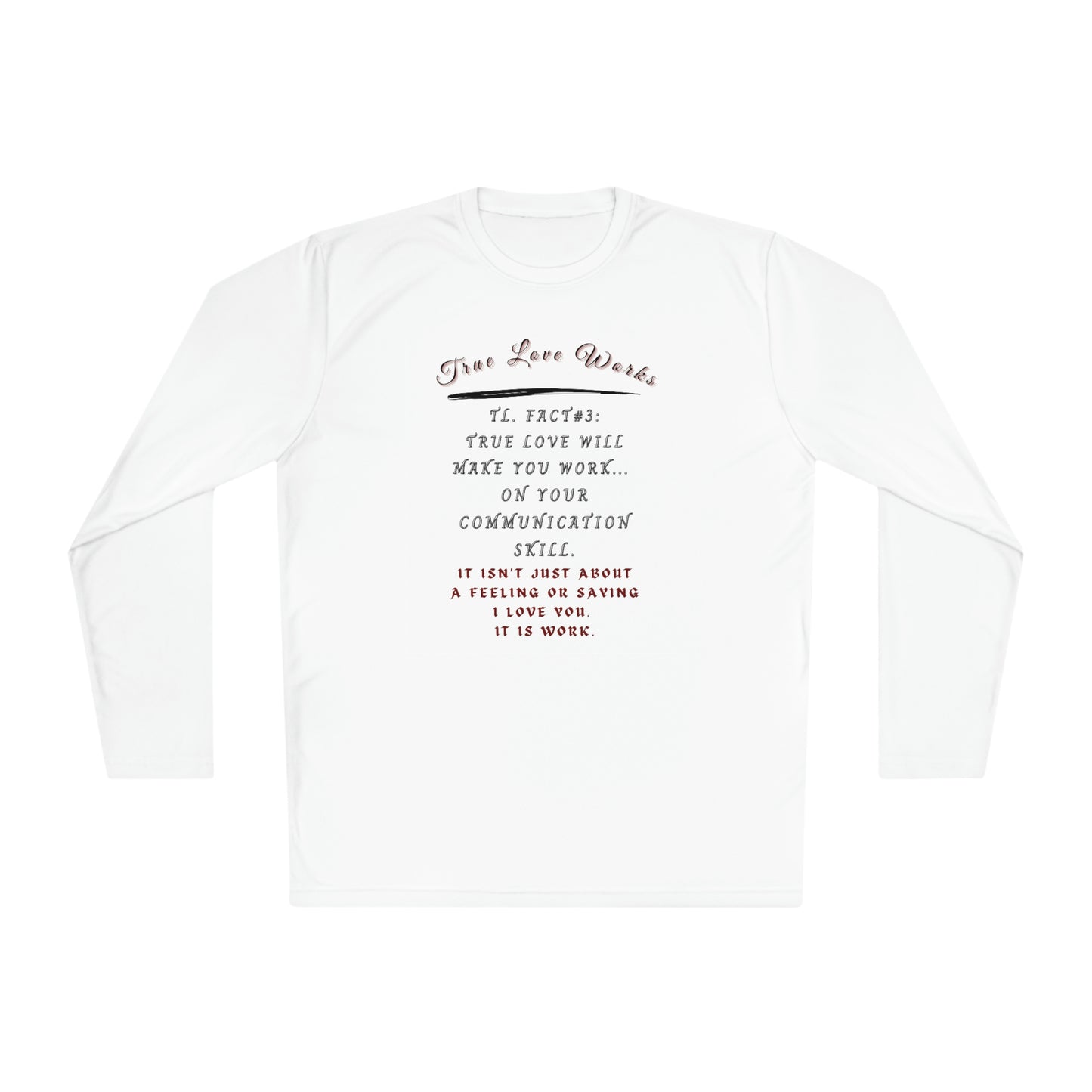 True Love, Unisex Lightweight Long Sleeve Tee