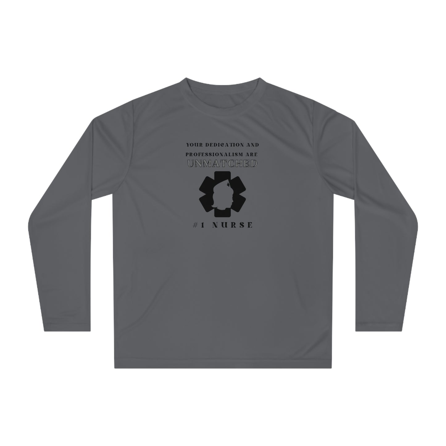 Medical, CVICU, EKG, Unisex Performance Long Sleeve Shirt