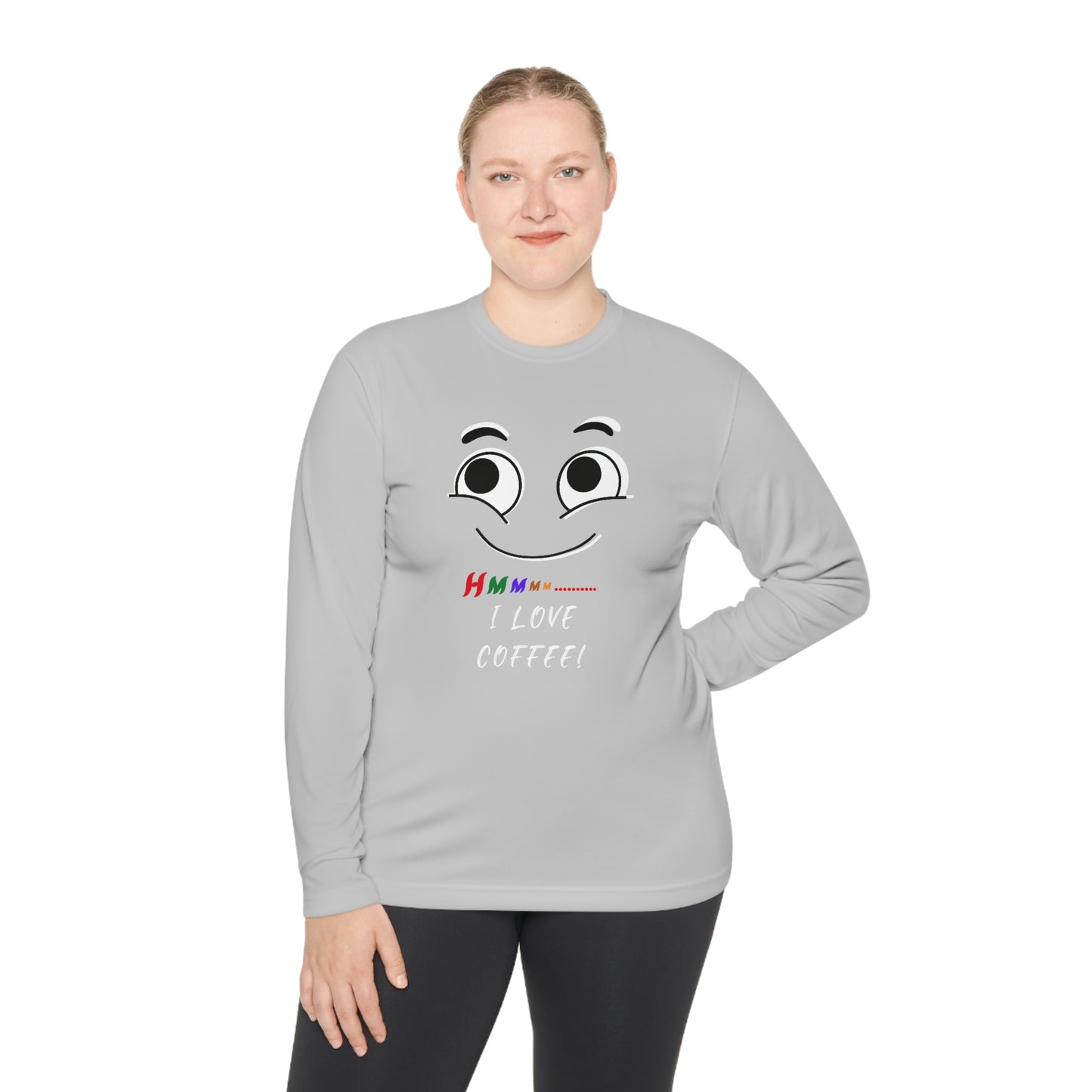 Hmmm, Unisex Lightweight Long Sleeve Tee