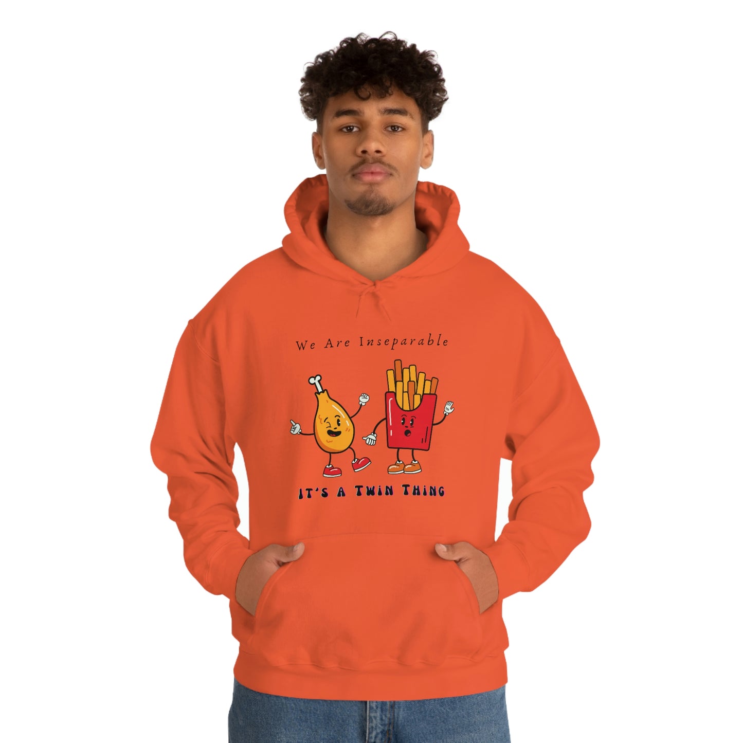 Twin, Unisex Heavy Blend™ Hooded Sweatshirt