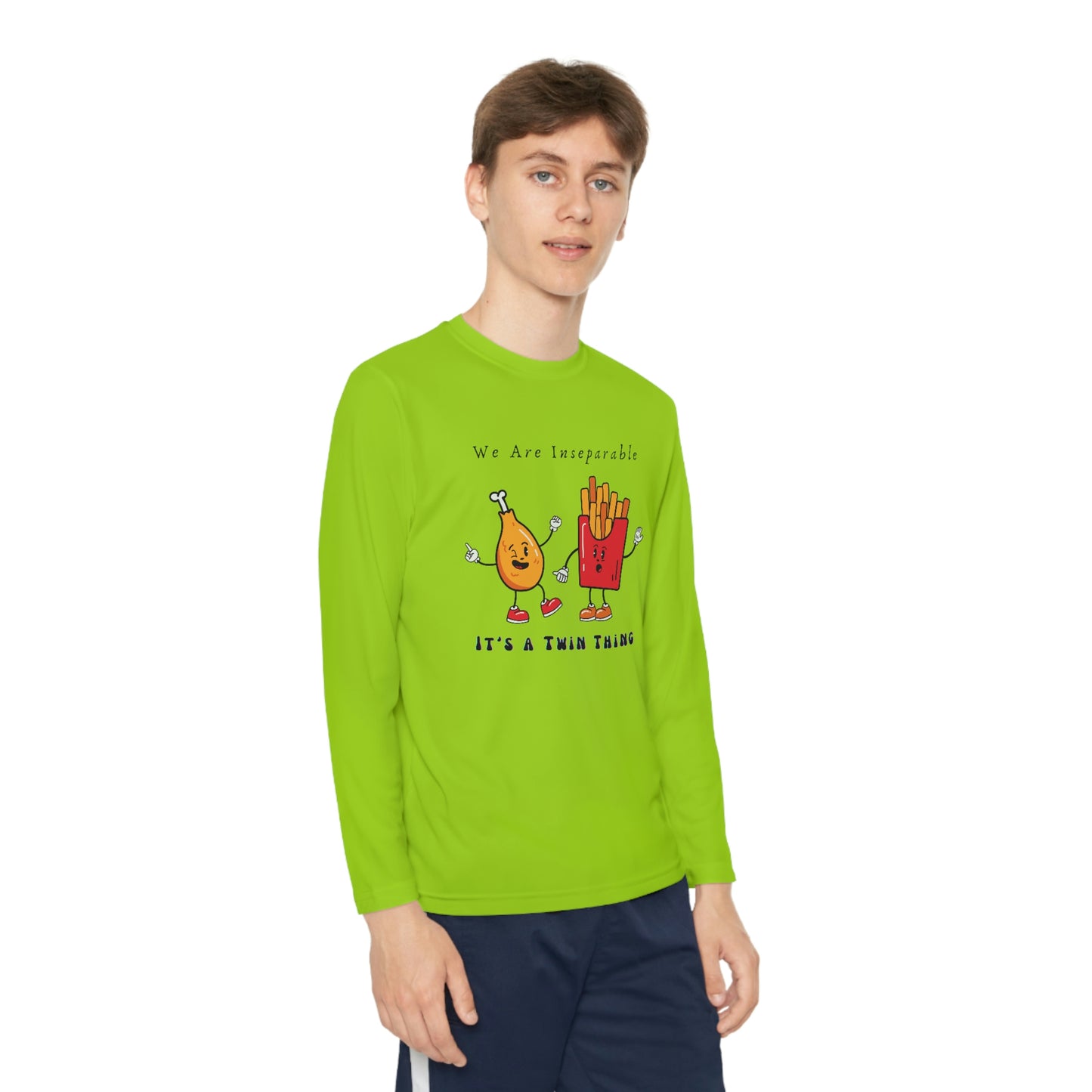 Twin, Youth Long Sleeve Competitor Tee