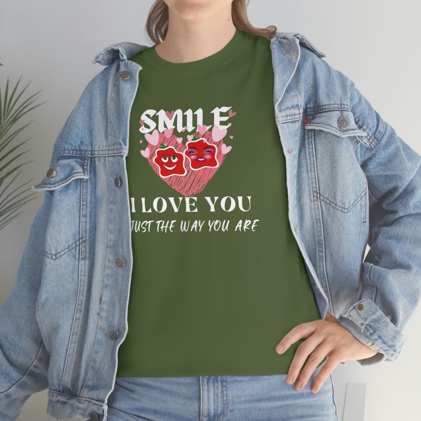 I Love You Just The Way You Are Smile Unisex Heavy Cotton Tee