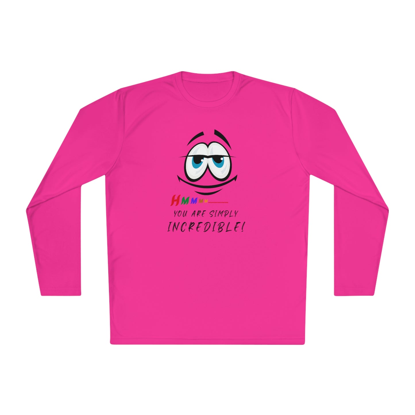 Hmmm, Unisex Lightweight Long Sleeve Tee