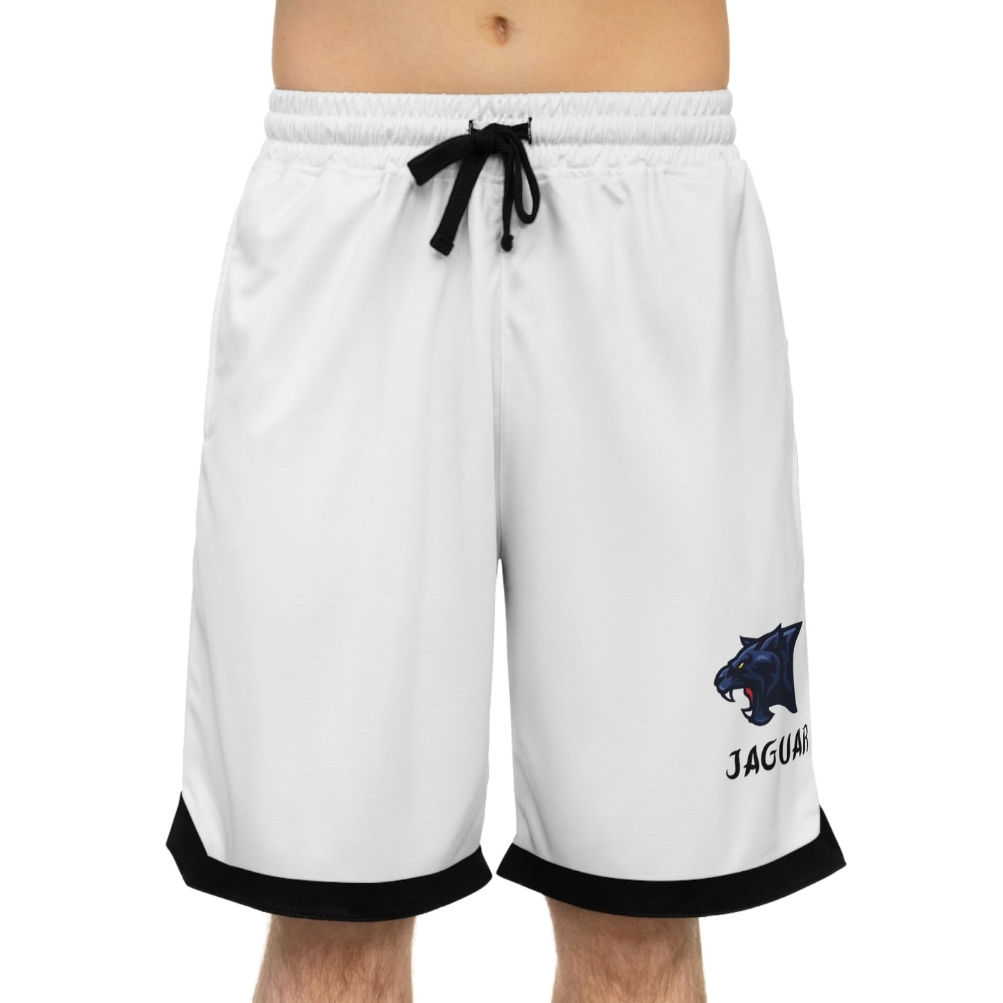 Jaguar Emblem Basketball Rib Shorts (AOP)