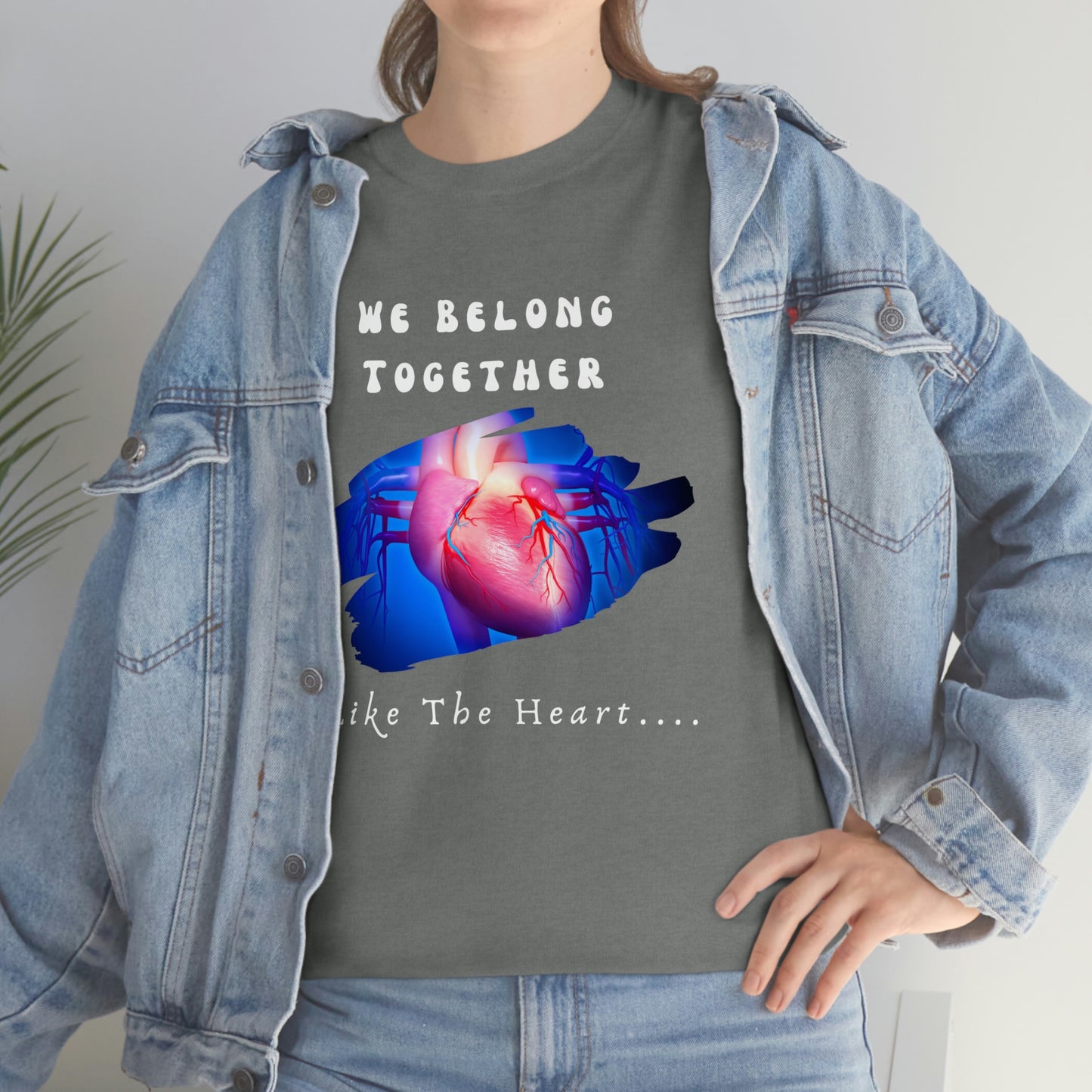 Stronger Together, Love, Unisex Heavy Cotton Tee