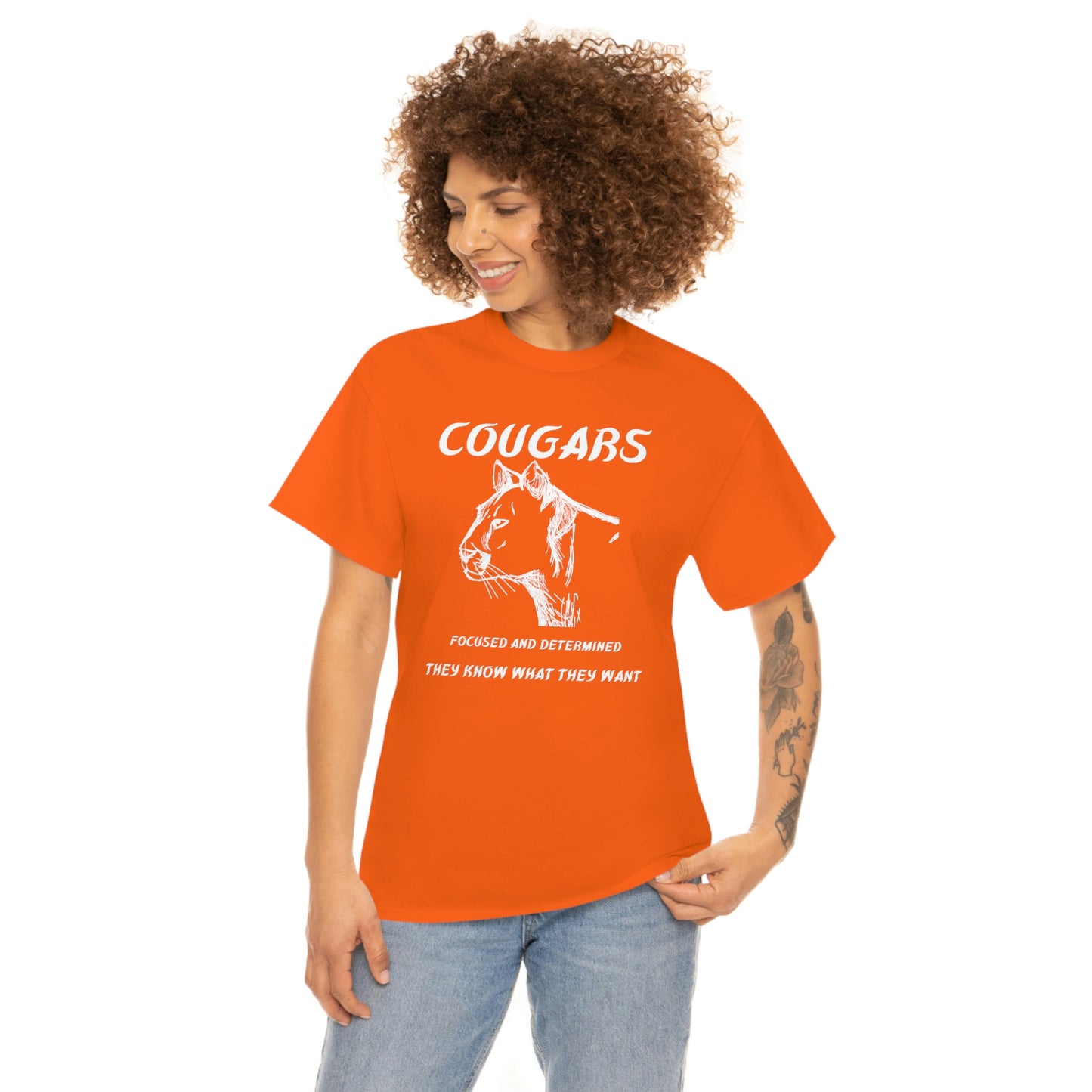 Cougars Unisex Heavy Cotton Tee