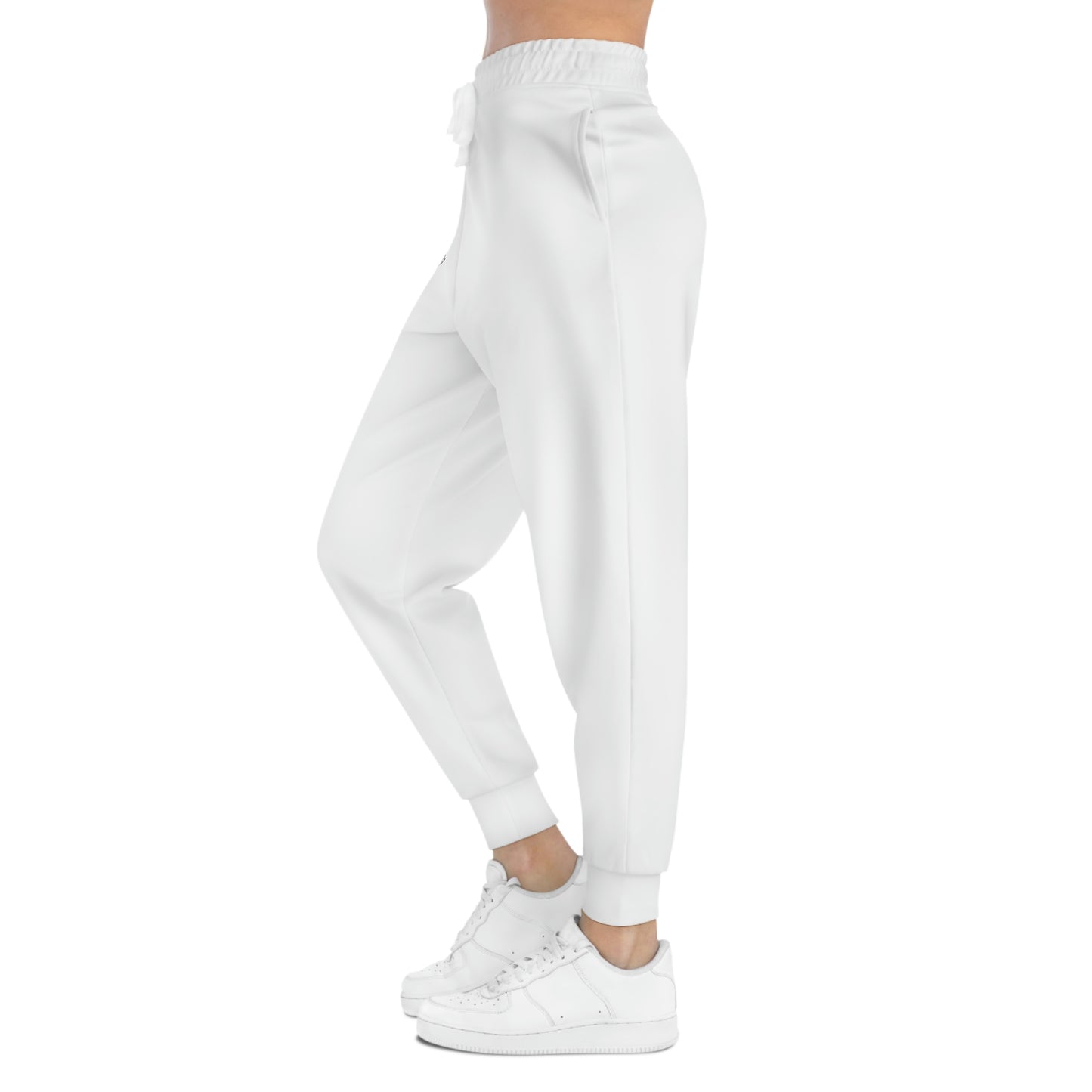 Jaguar White Athletic Joggers (AOP)