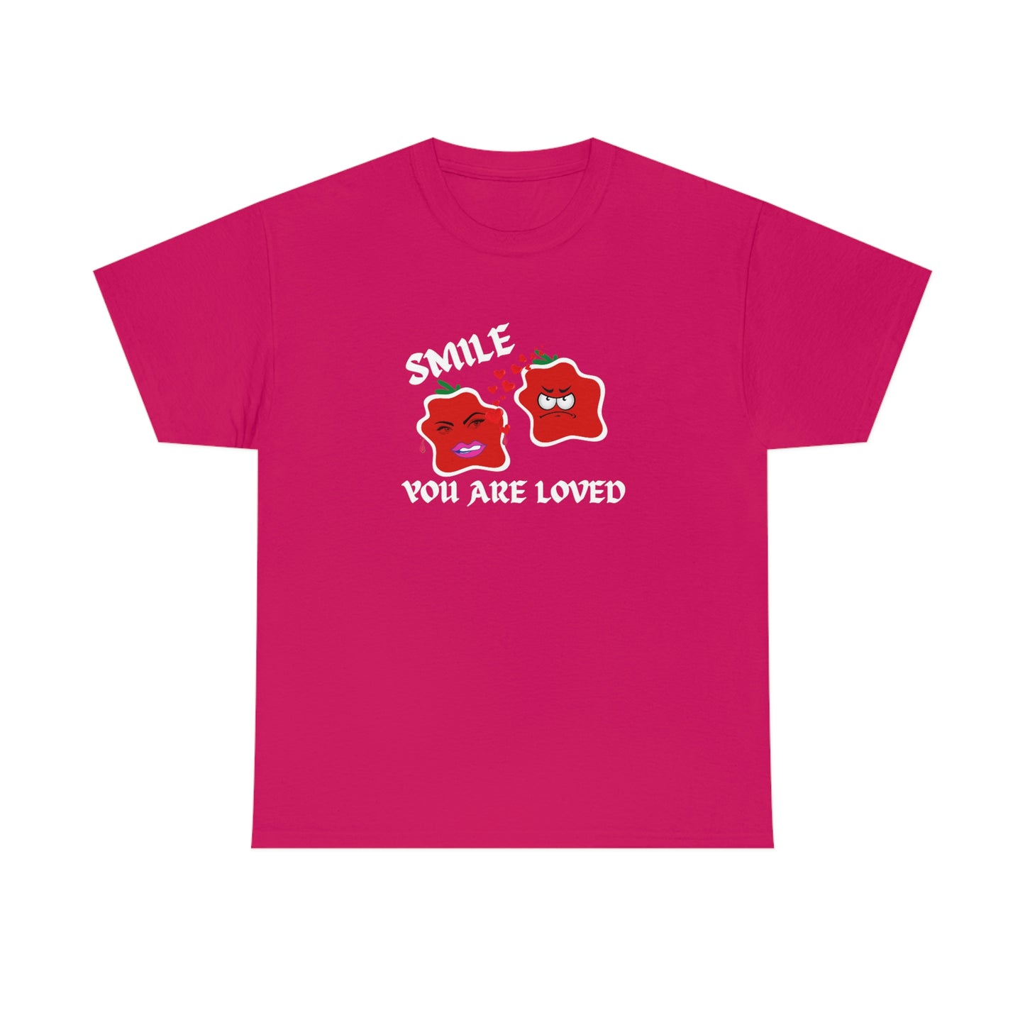 Smile, You Are Loved Unisex Heavy Cotton Tee