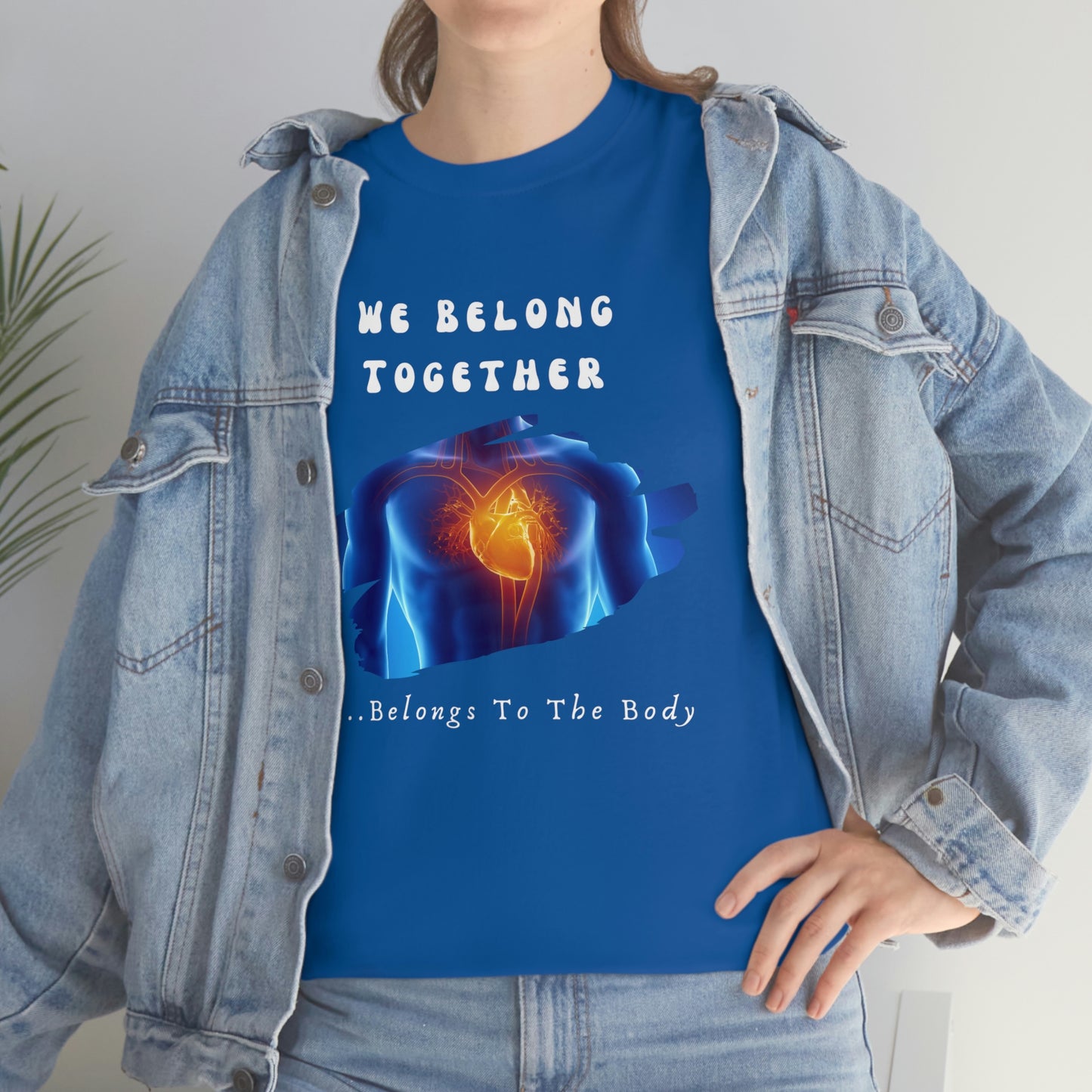 Stronger Together, Love, Unisex Heavy Cotton Tee