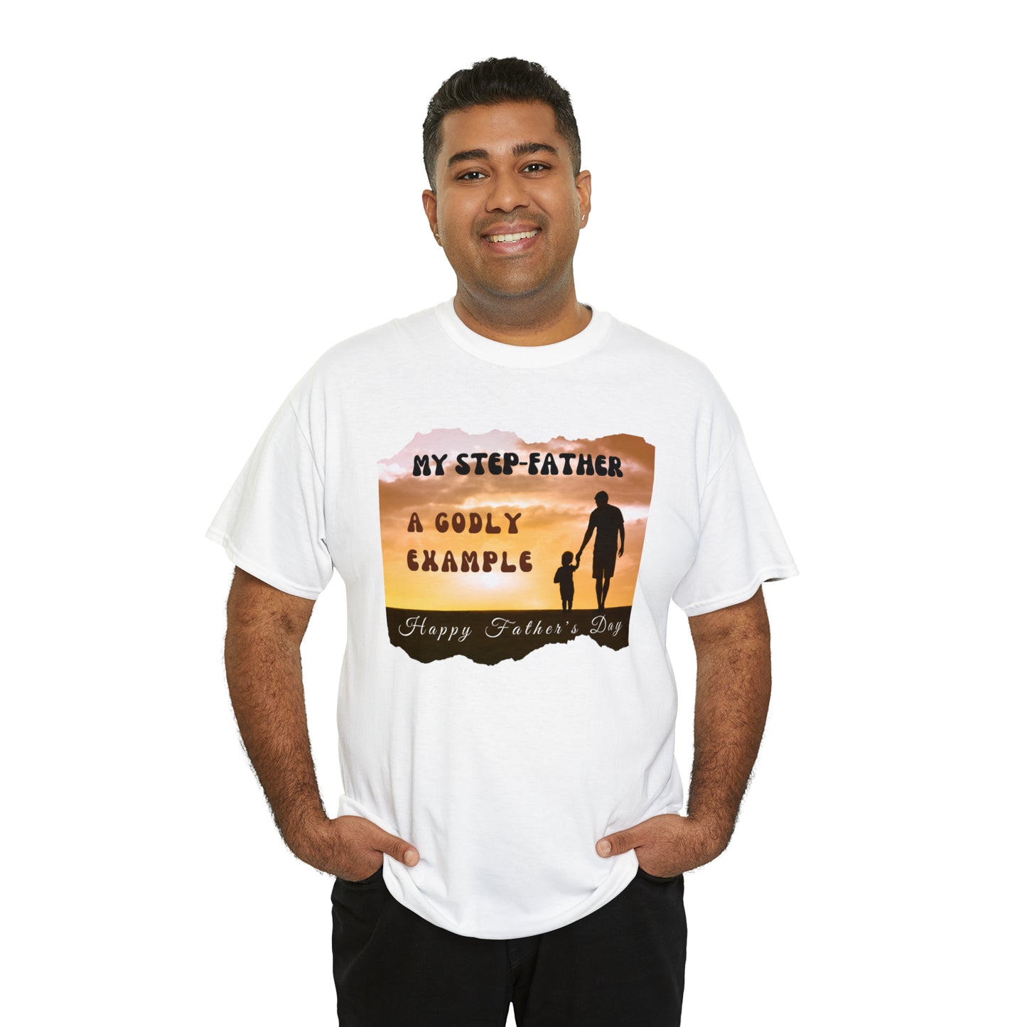 Exotic Print Father's Day Unisex Heavy Cotton Tee