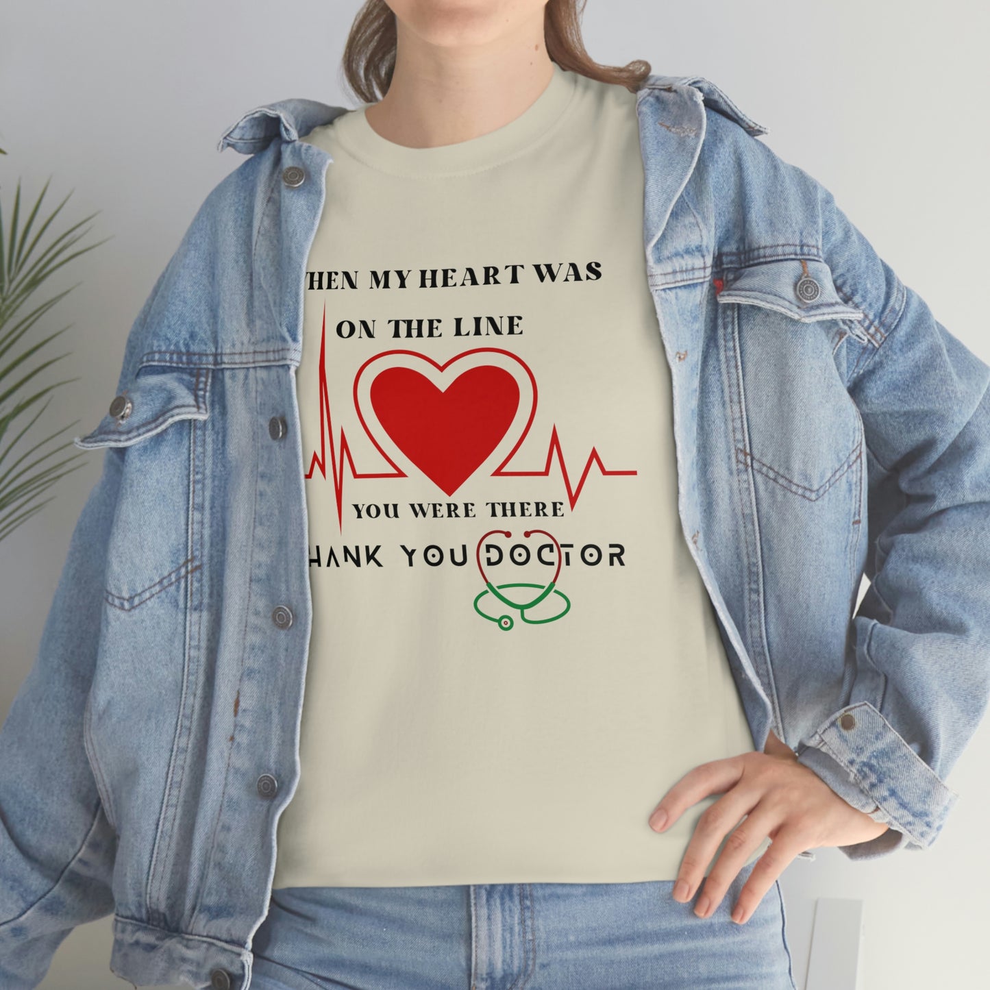 Medical, CVICU, EKG, Unisex Heavy Cotton Tee