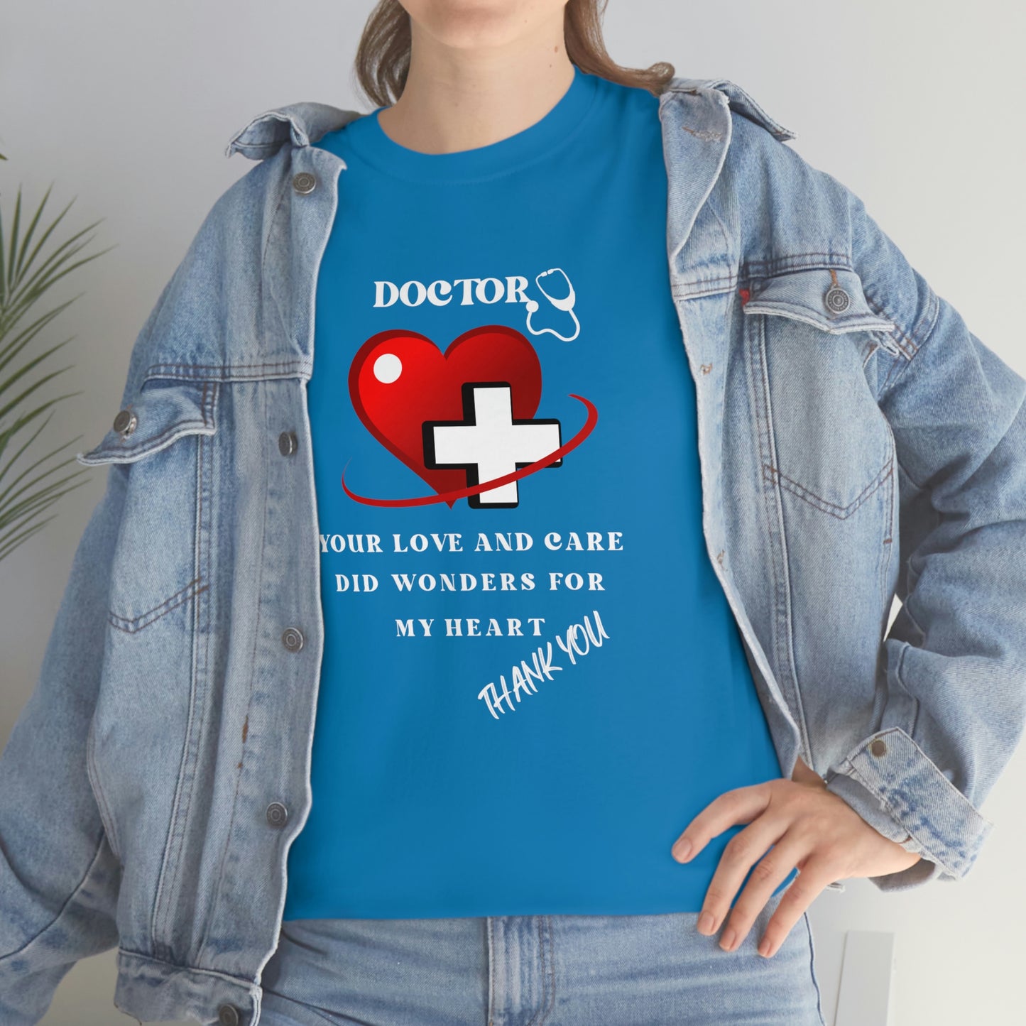 Medical, CVICU, EKG, Unisex Heavy Cotton Tee