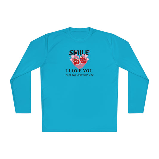 Smile Unisex Lightweight Long Sleeve Tee