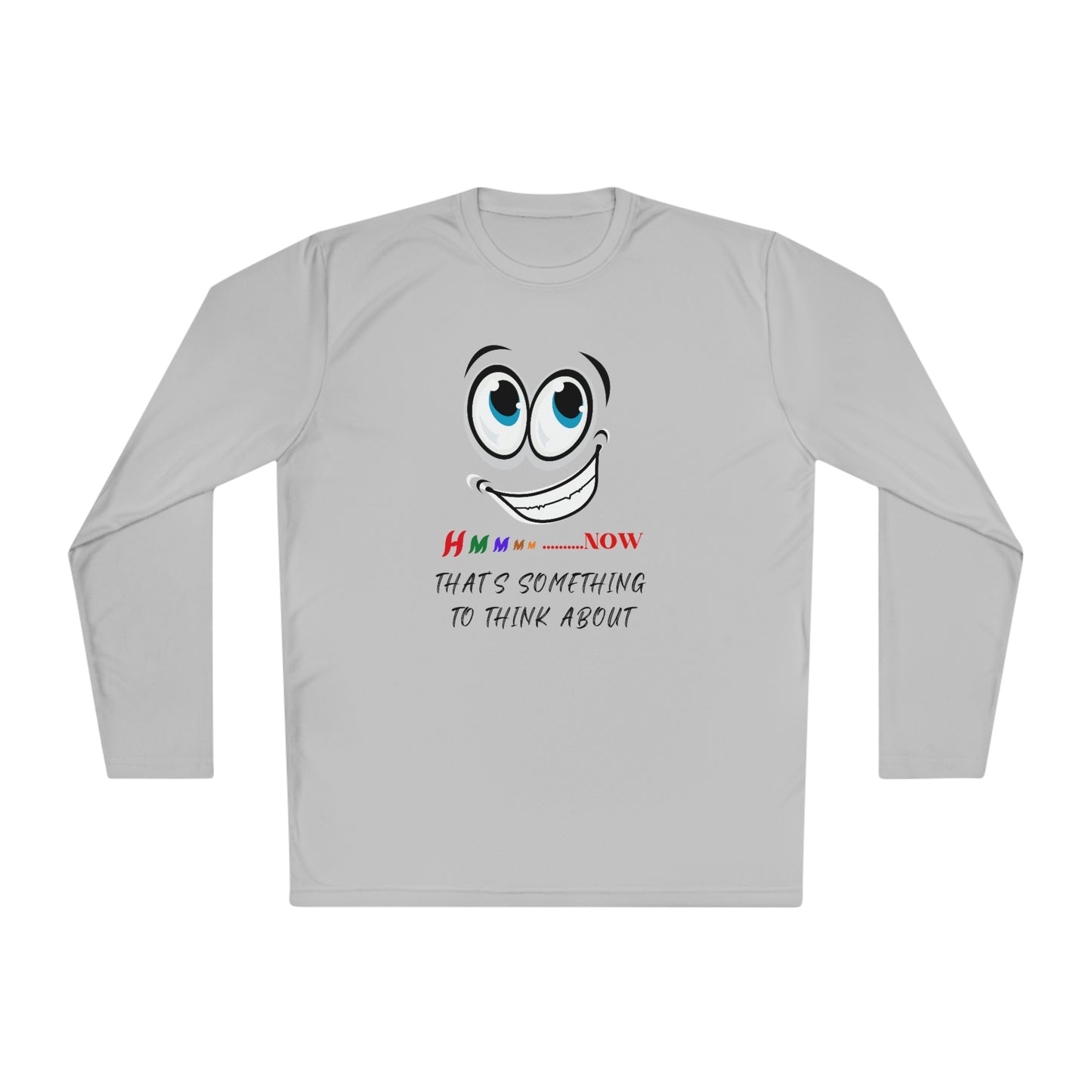 Hmmm, Unisex Lightweight Long Sleeve Tee