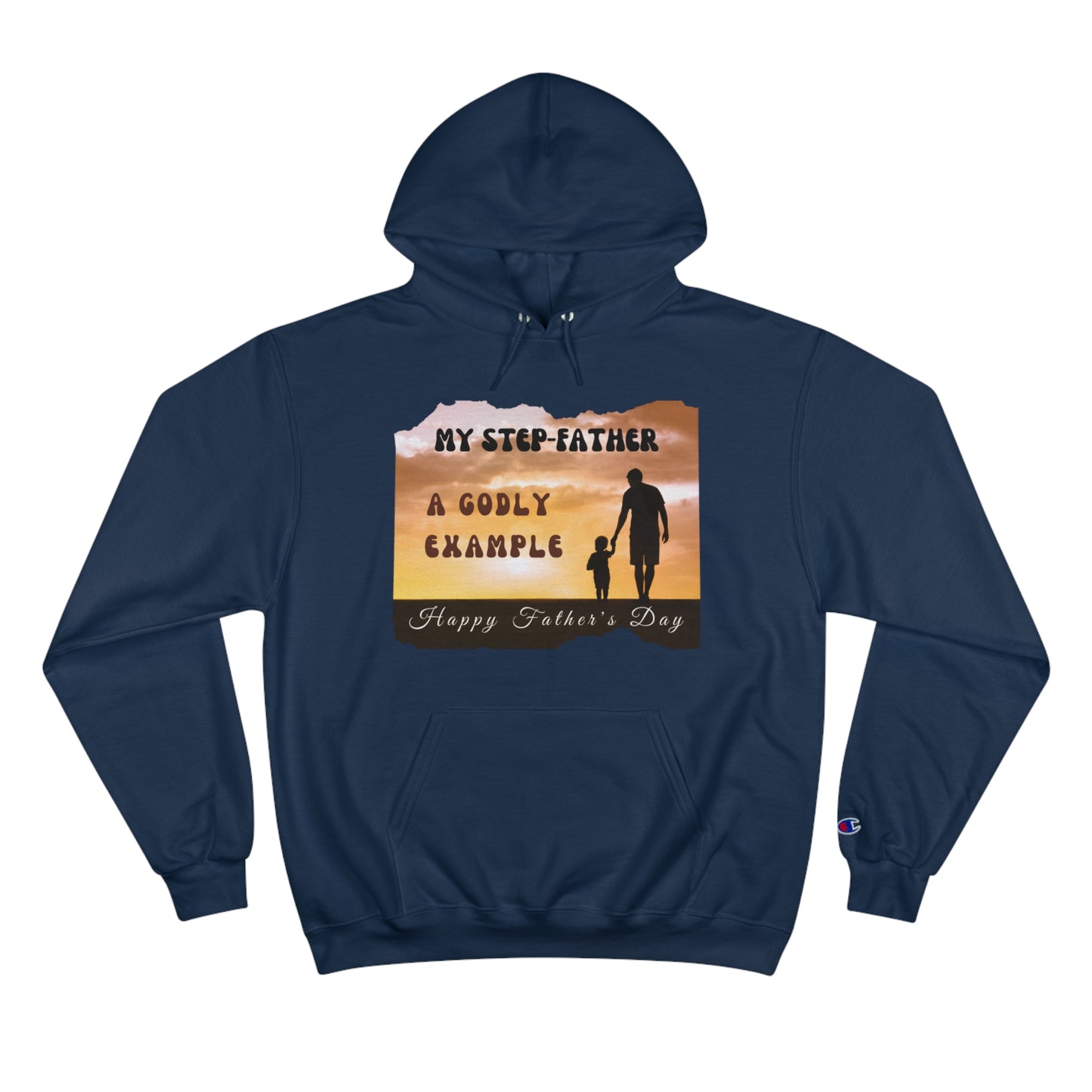 Exotic Print Father's Day Champion Hoodie