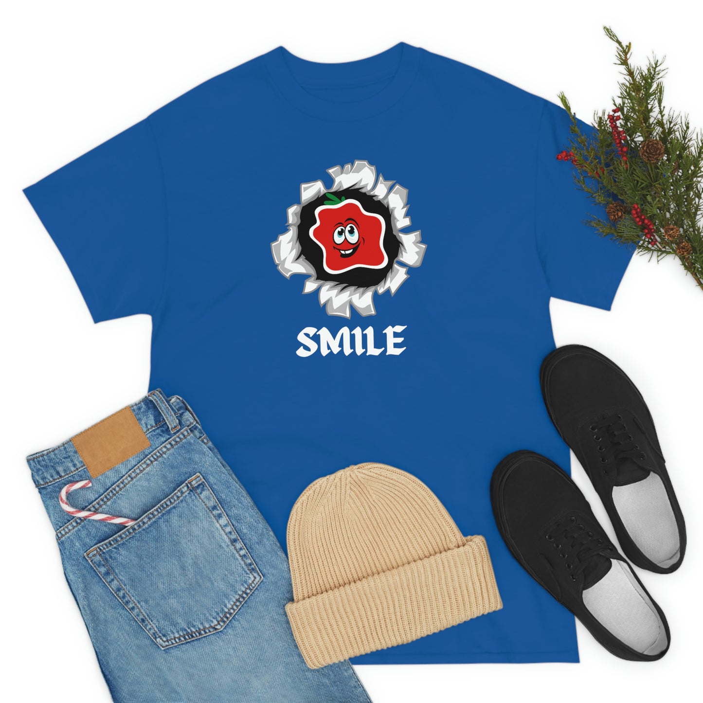 Smile Unisex Heavy Cotton Tee