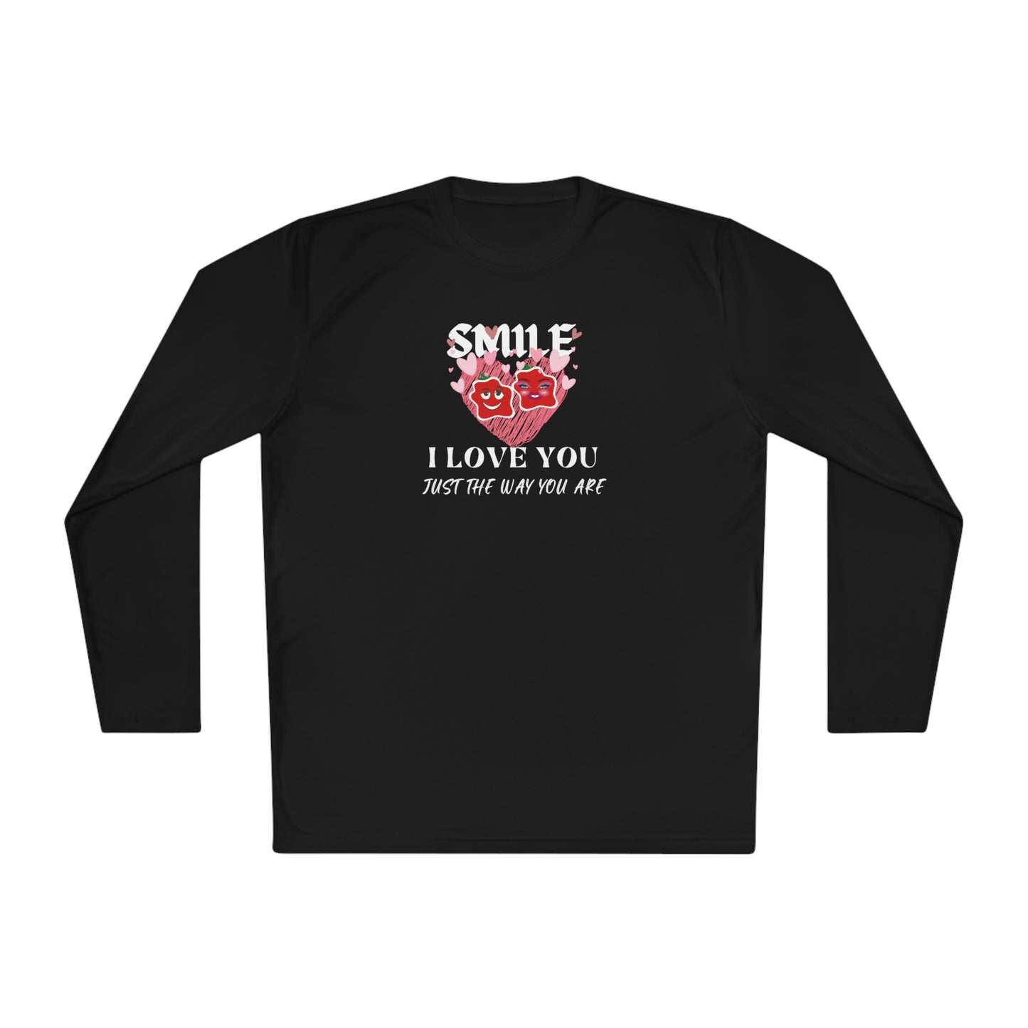 Smile Unisex Lightweight Long Sleeve Tee