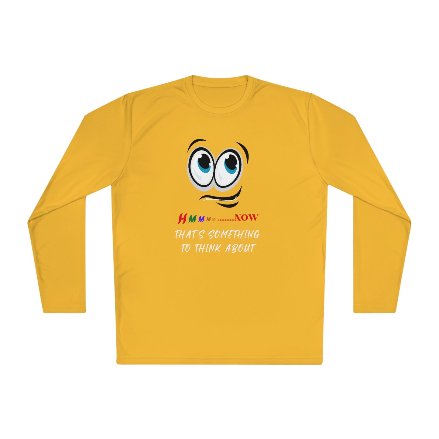 Hmmm, Unisex Lightweight Long Sleeve Tee