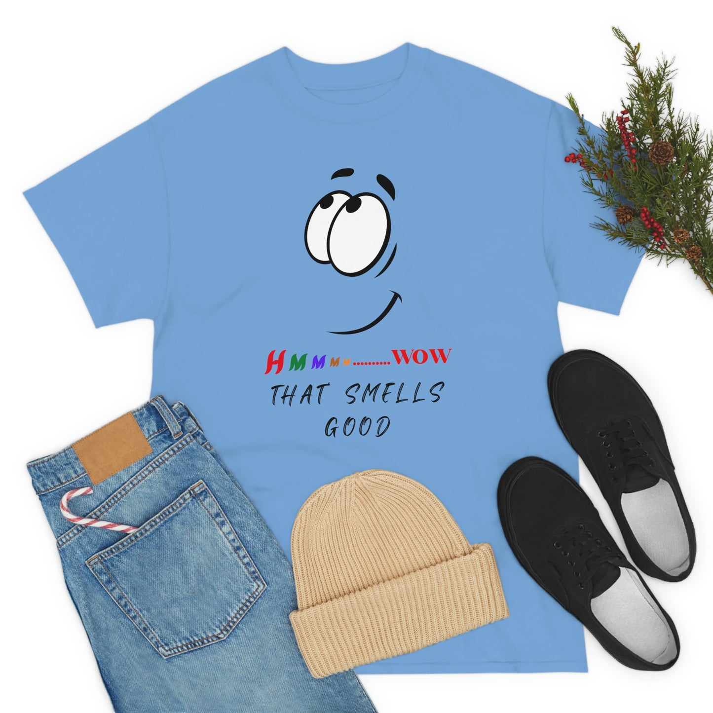 Hmmm... Wow, That Smells Good Unisex Heavy Cotton Tee