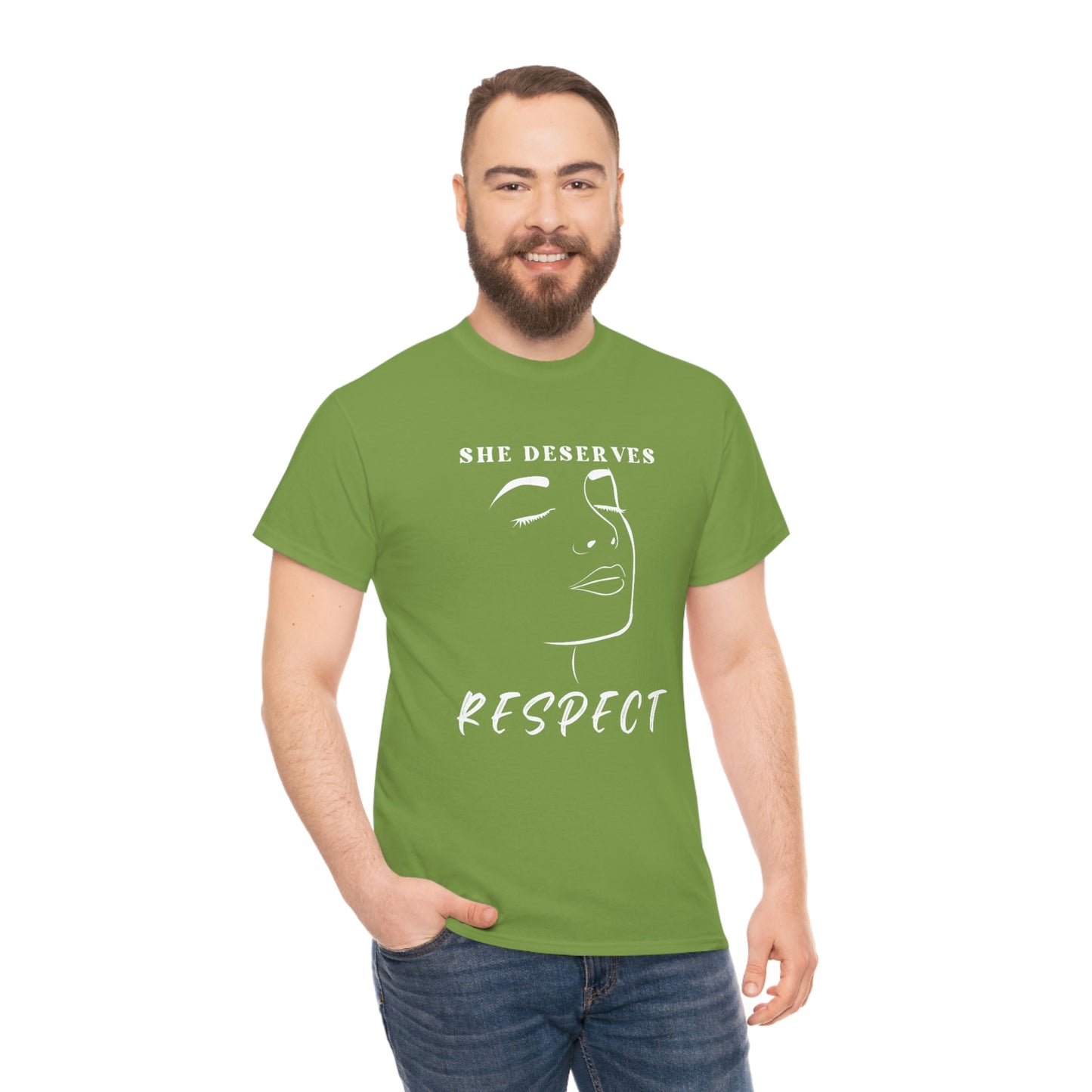 Respect Unisex Heavy Cotton Tee