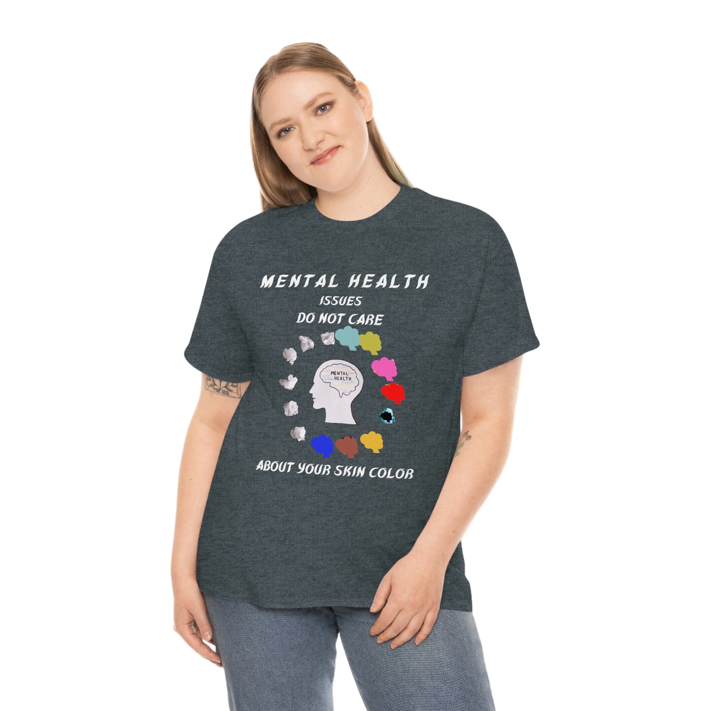 Mental Health Unisex Heavy Cotton Tee