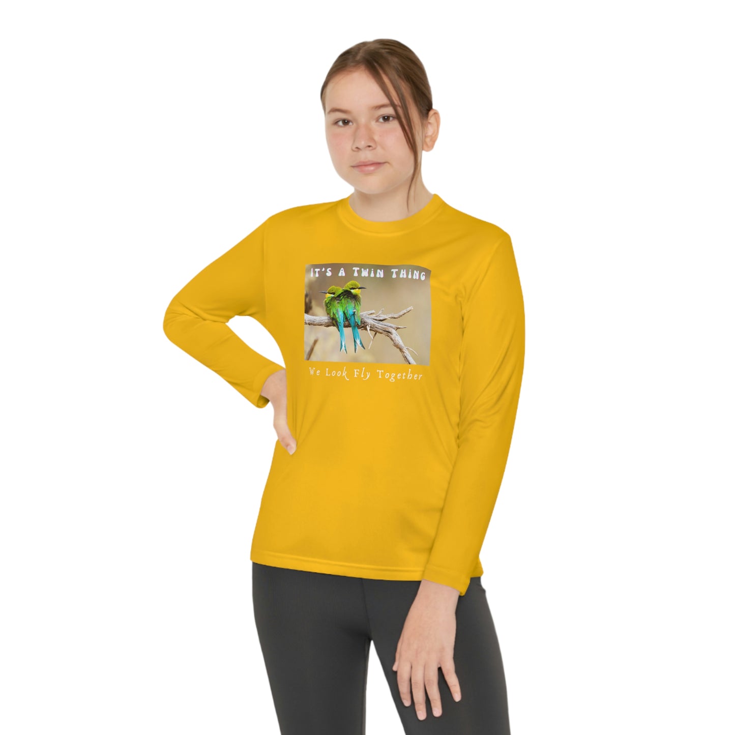 Twin, Youth Long Sleeve Competitor Tee